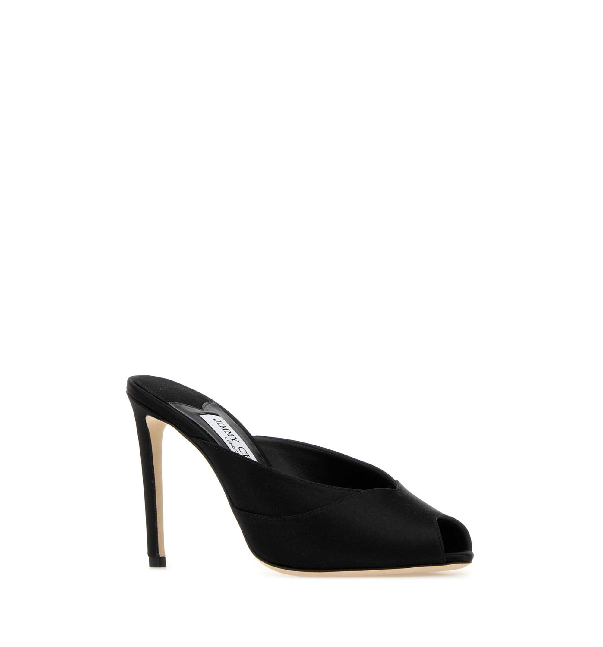Brigitte Satin mule 100