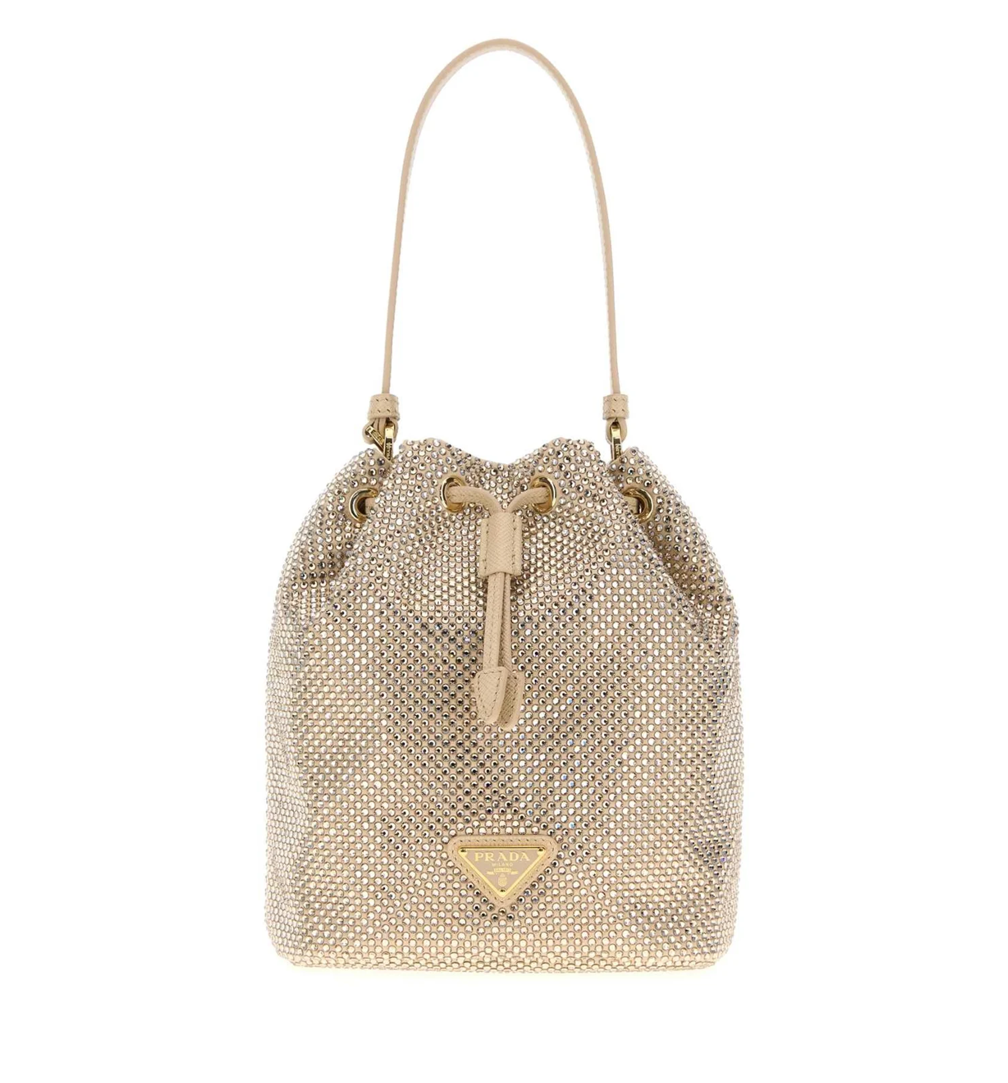 Prada Re-Edition 1978 Mini Re-Nylon Bag with Crystals