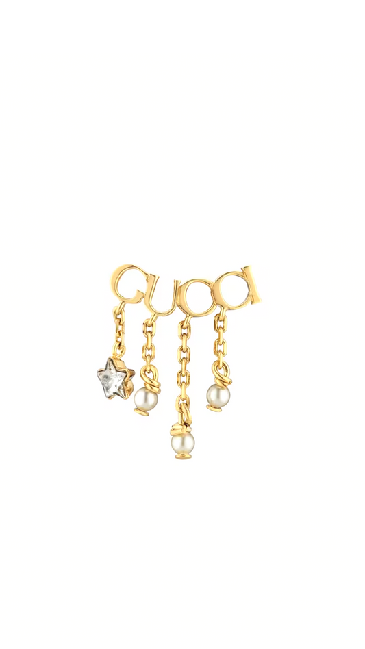 'Gucci' Letter Single Earring - Gold