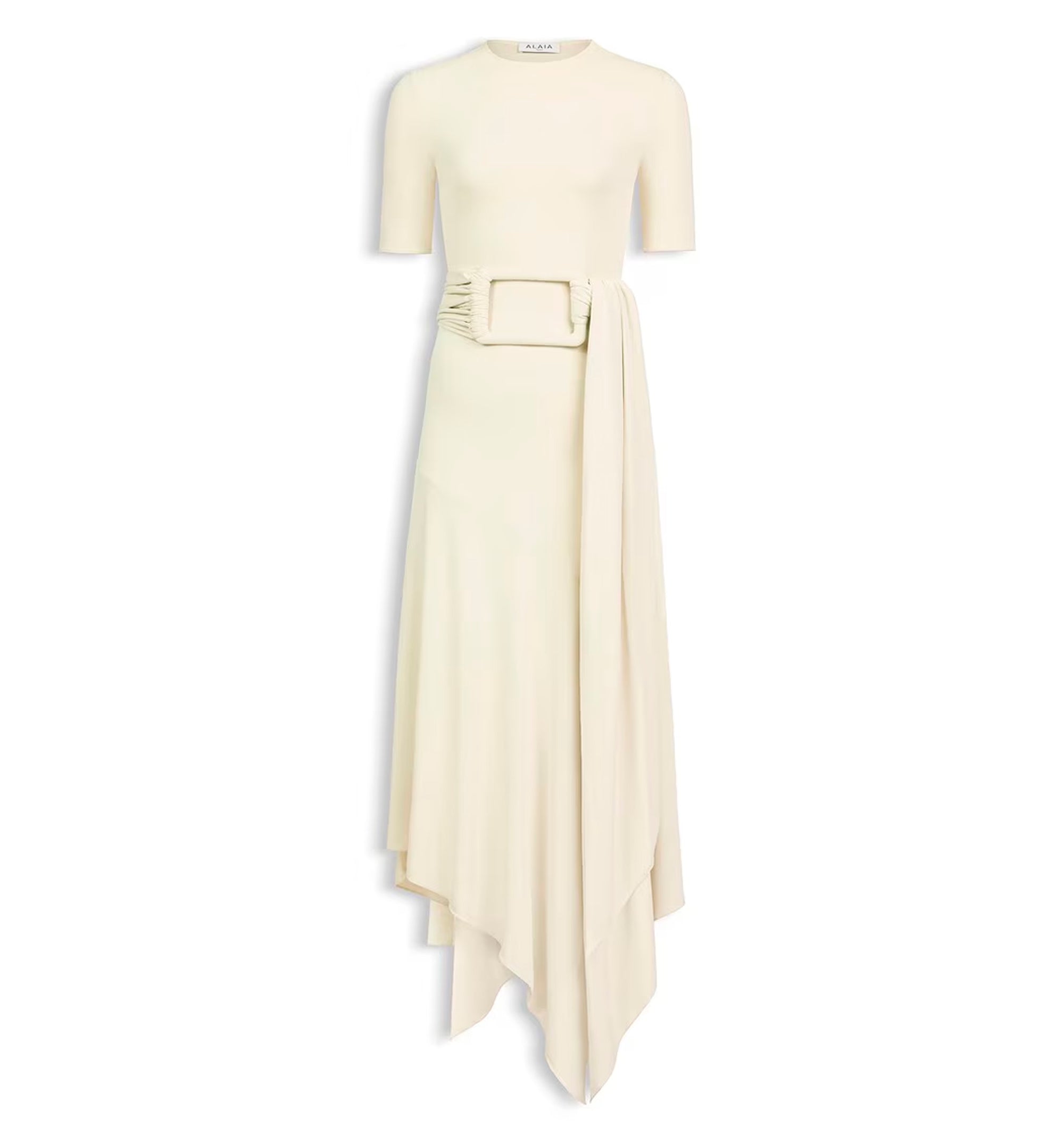 Belted Jersey Dress
