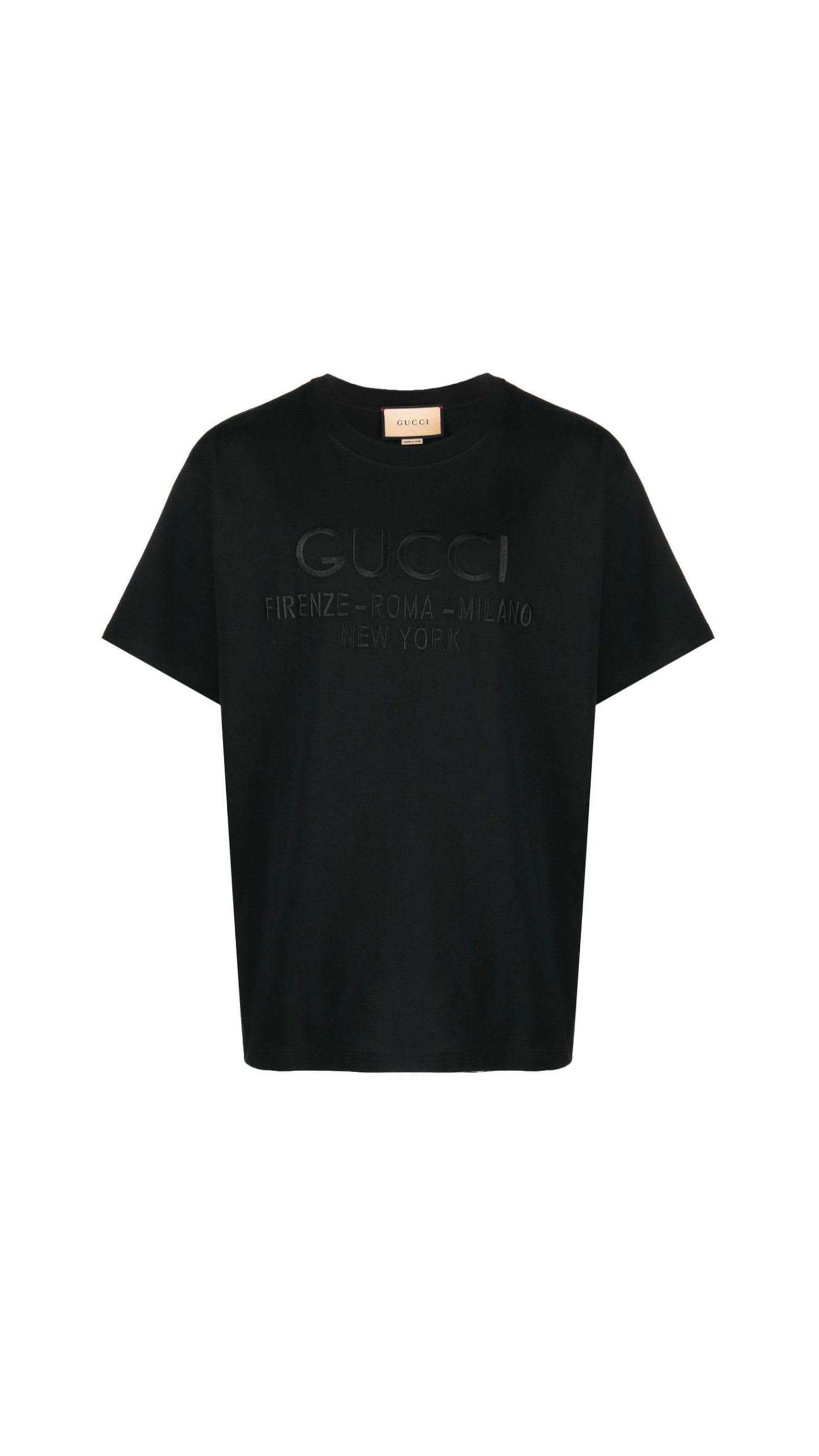 Cotton Jersey T-shirt - Black – Amuze