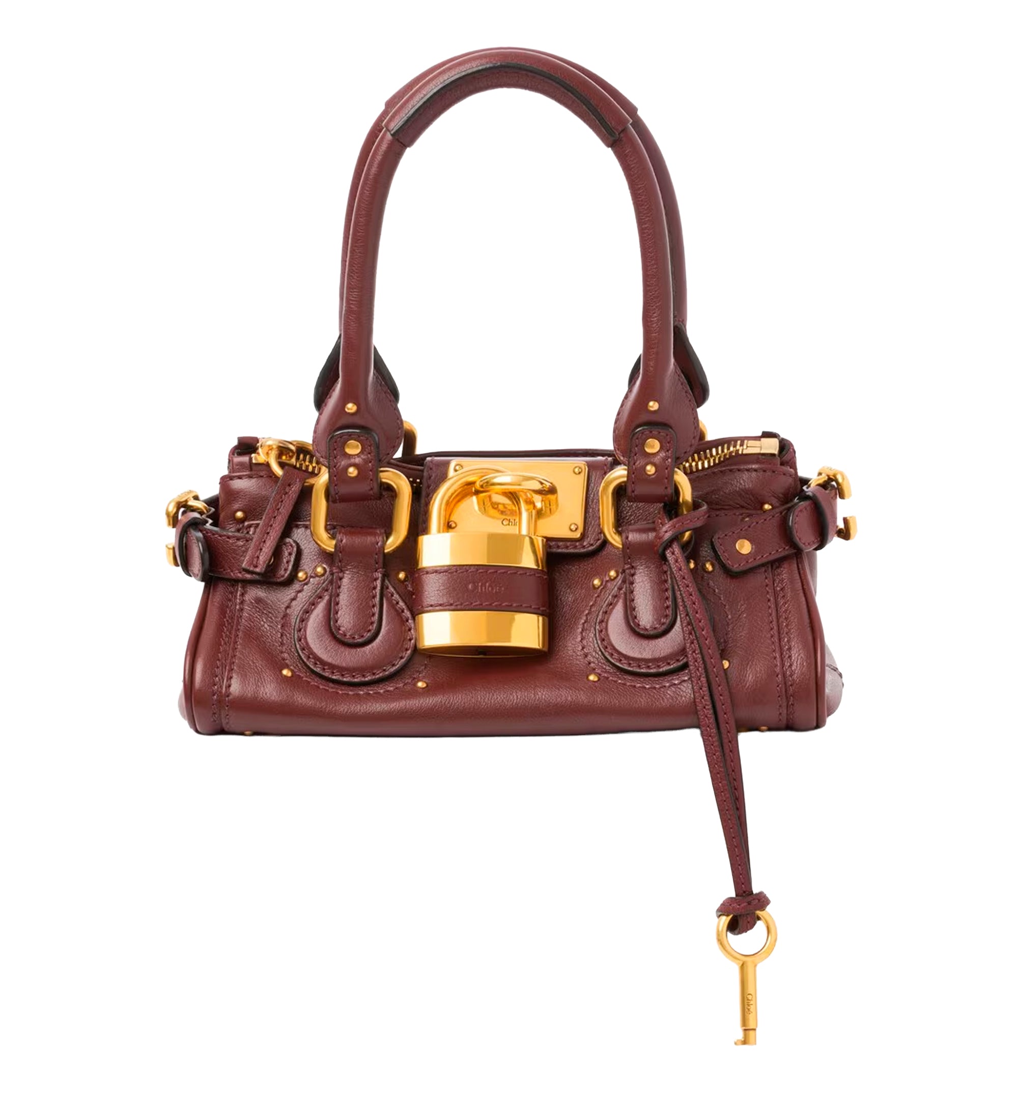 Small Paddington bag in grained leather