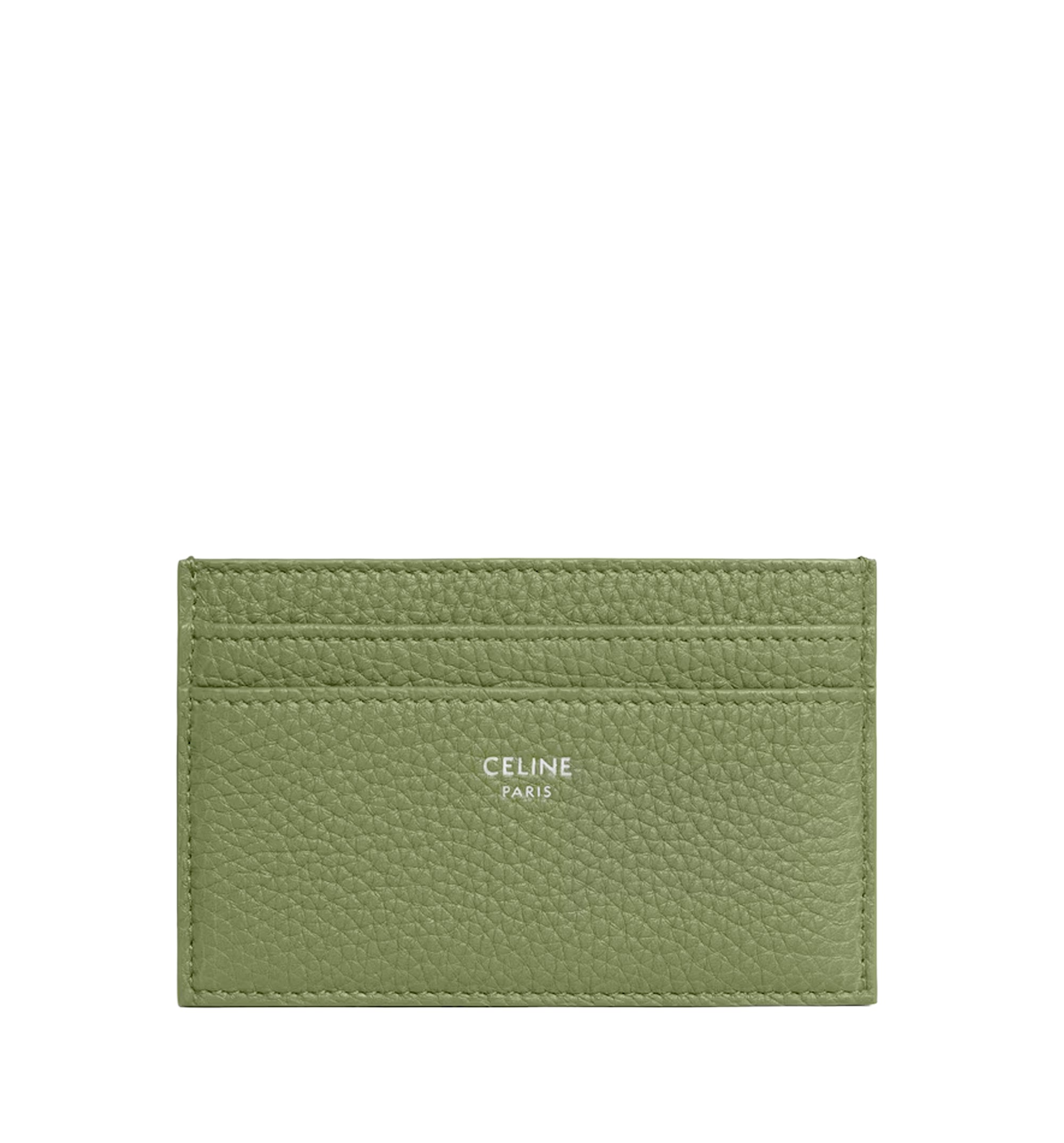 Card Holder In Grained Calfskin