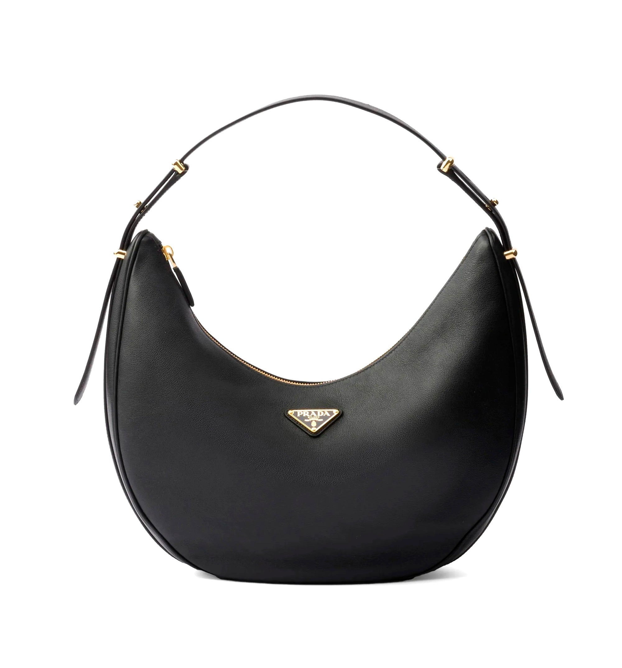 Large Logo-plaque Leather Shoulder Bag