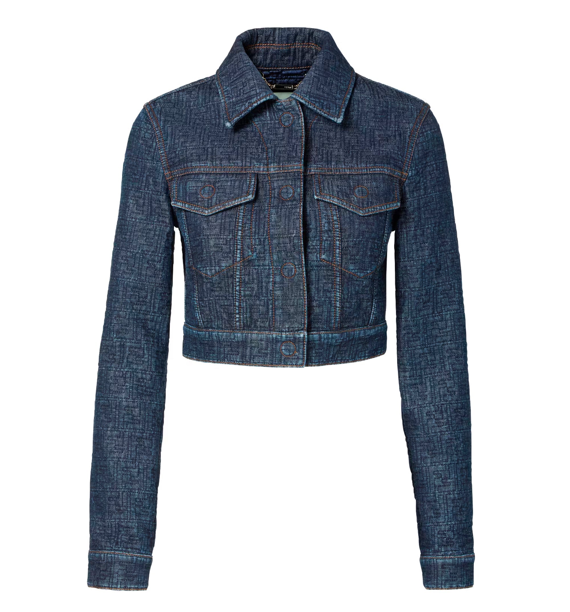 Dark blue FF denim jacket