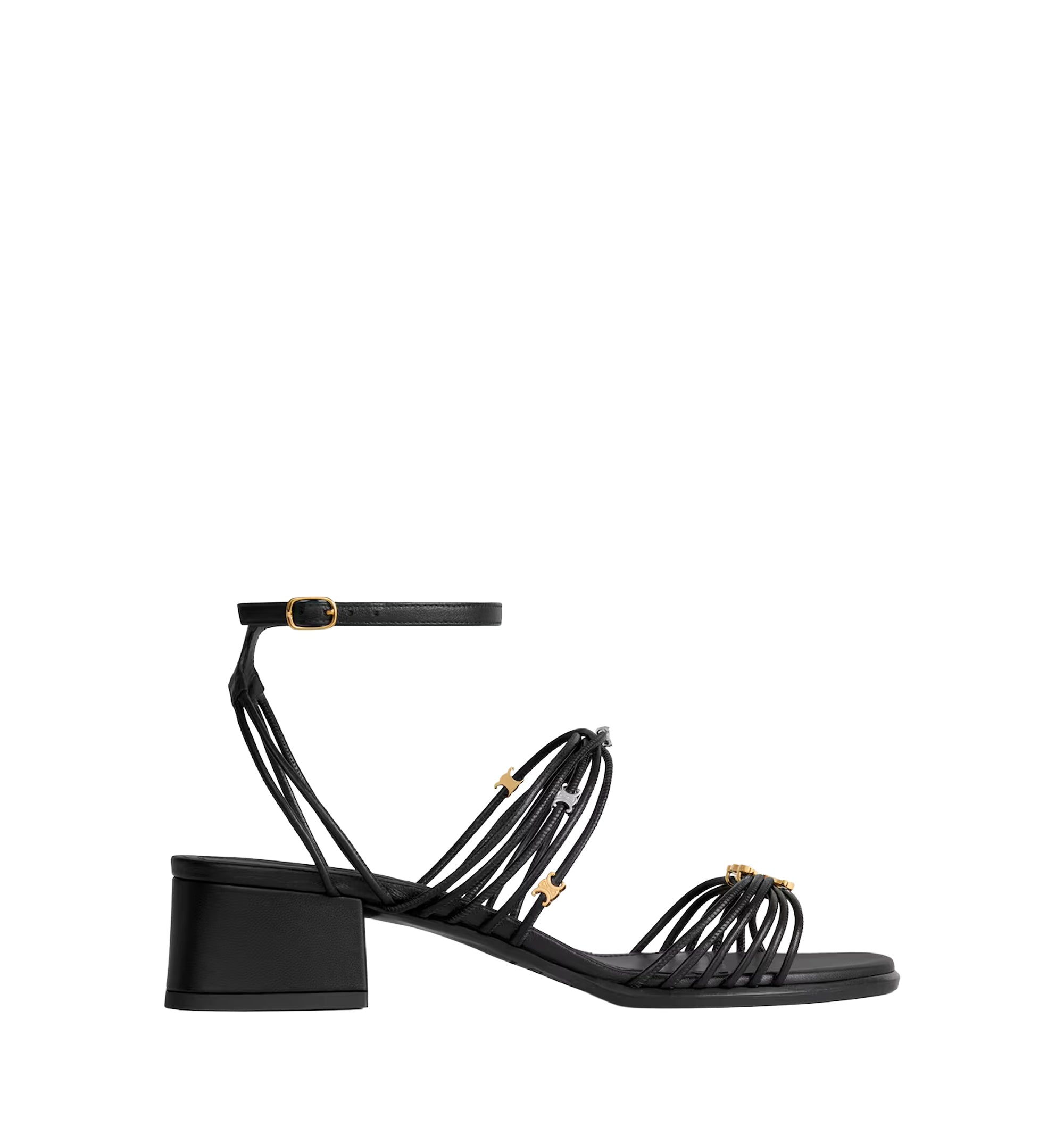 CléMence Heeled Sandal In Goatskin