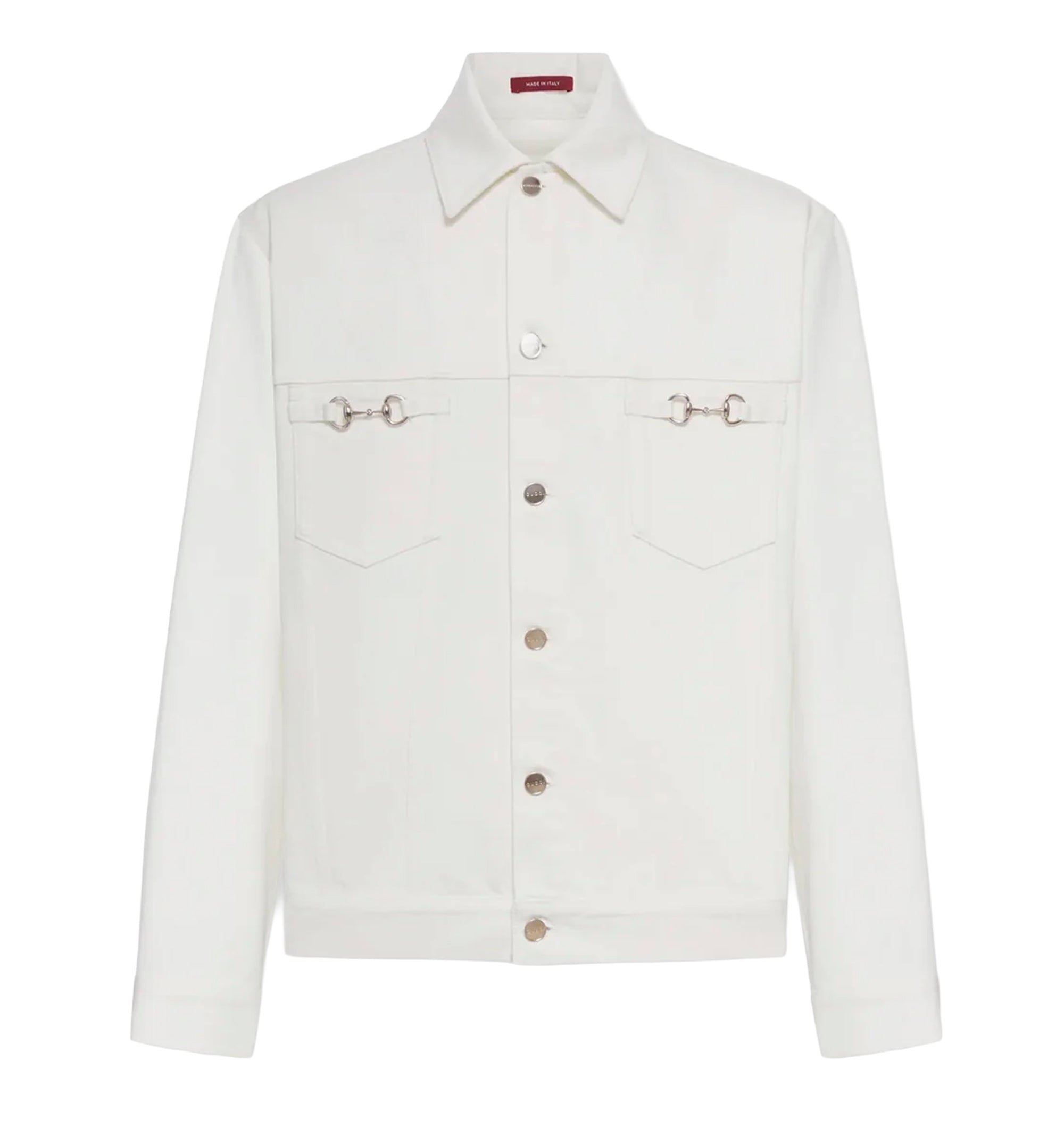 White denim jacket