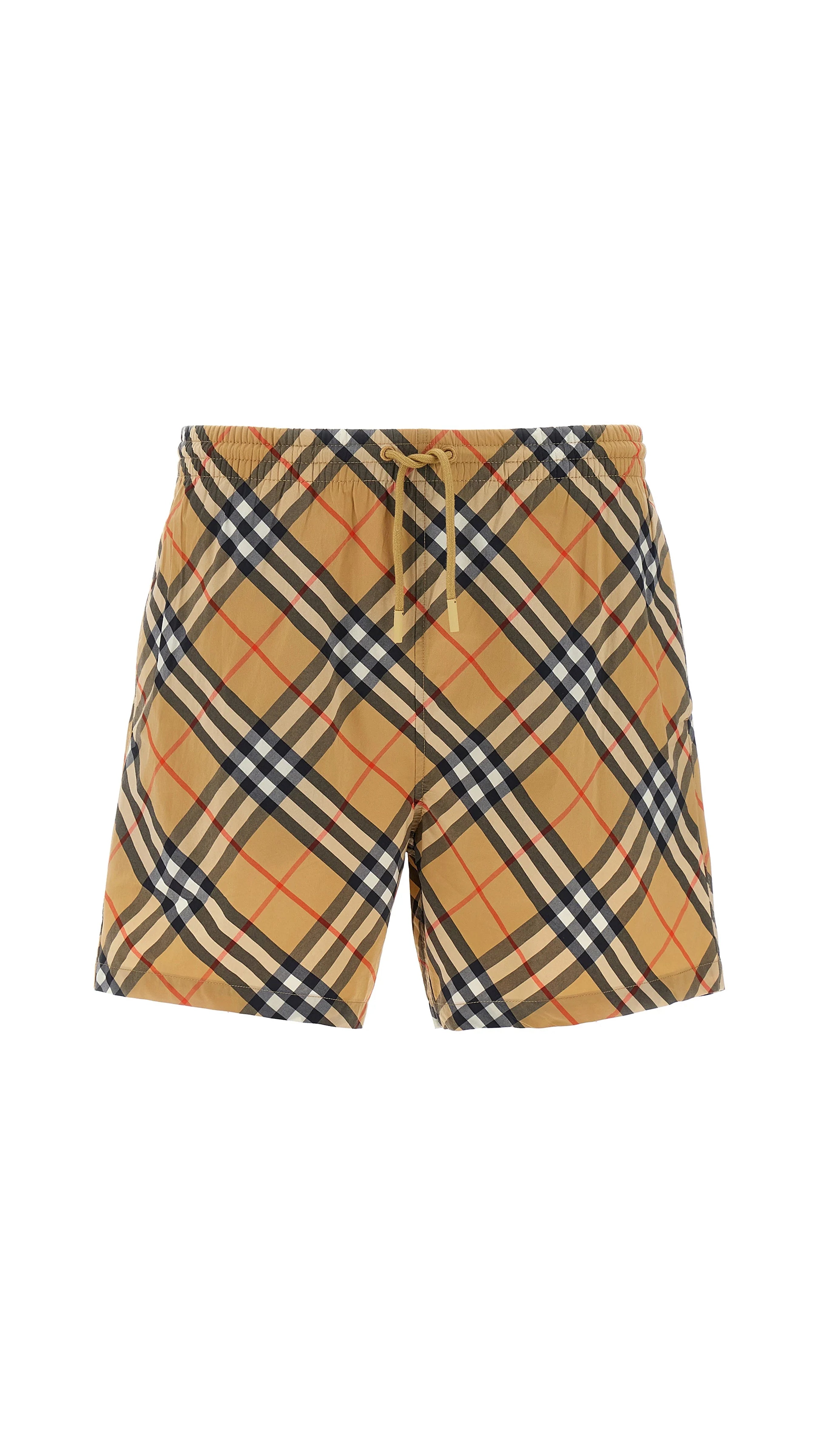 Check Swimwear - Beige