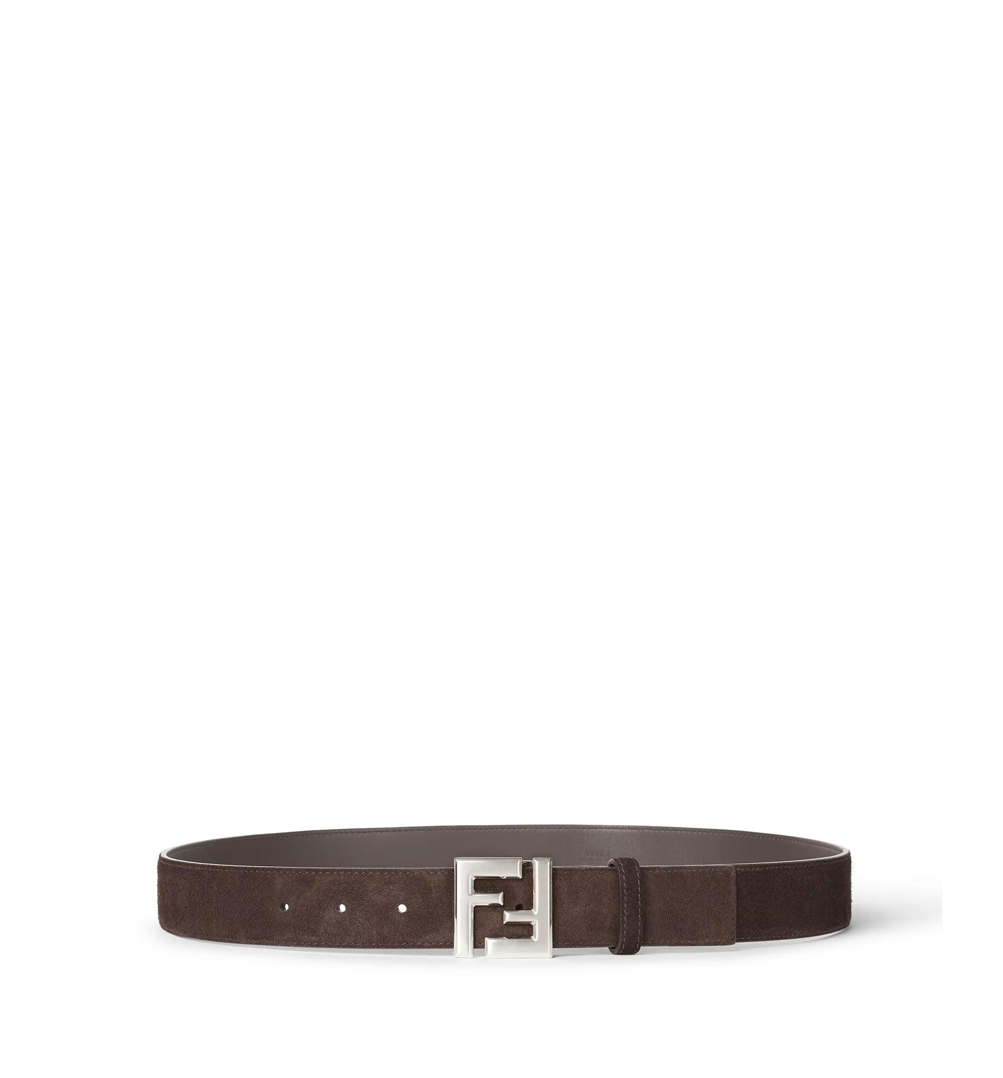 Squared FF suede belt