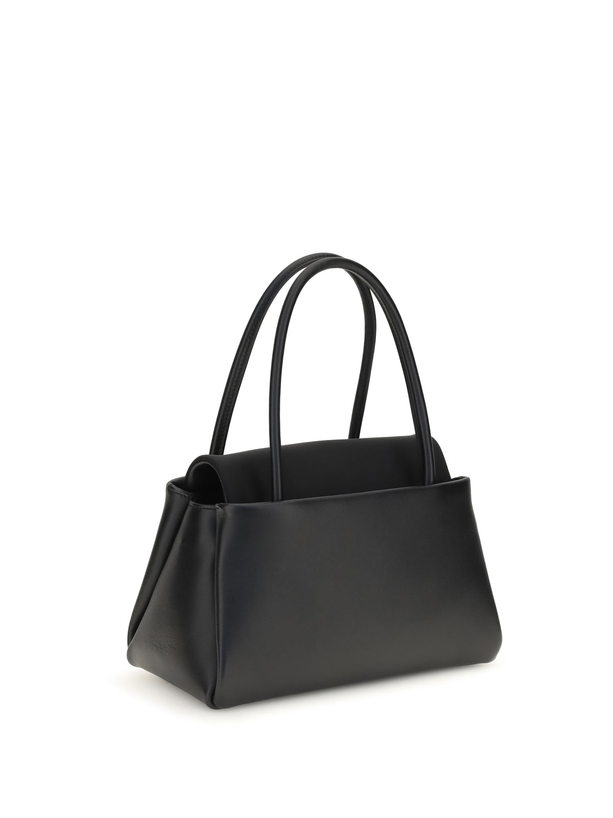 Prada Passage small leather bag with Re-Nylon flap
