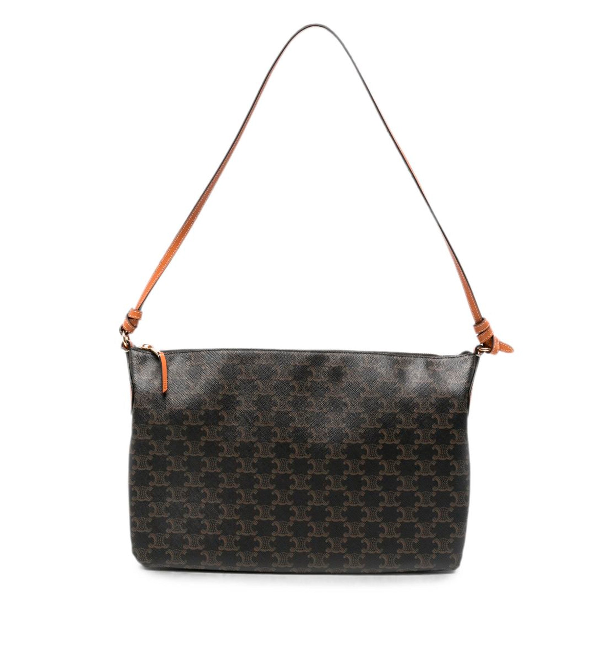 Celine Duo Triomphe Canvas Shoulder Bag
