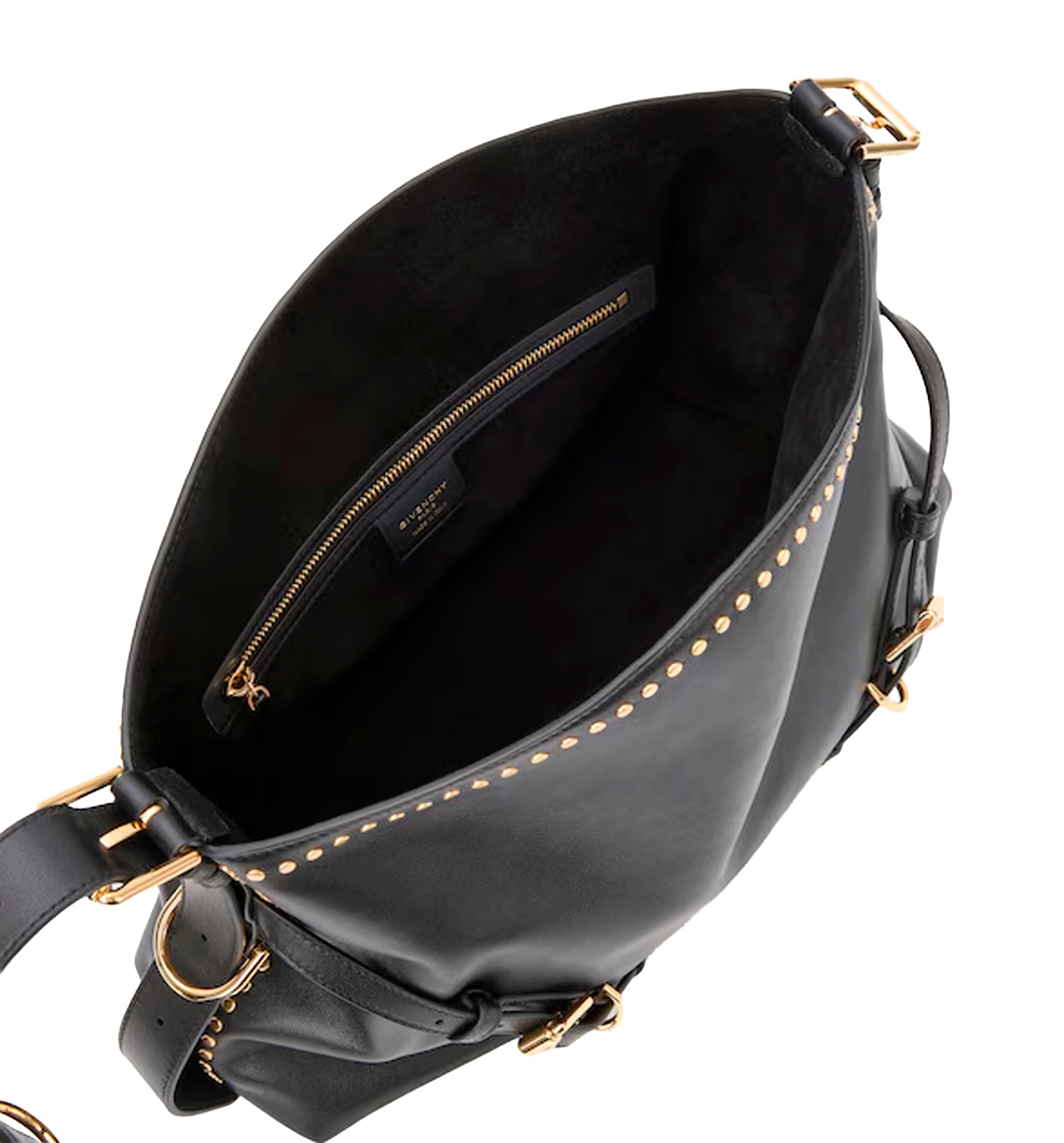 Medium Voyou bag in leather with studs