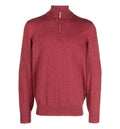 Half-zip cashmere jumper