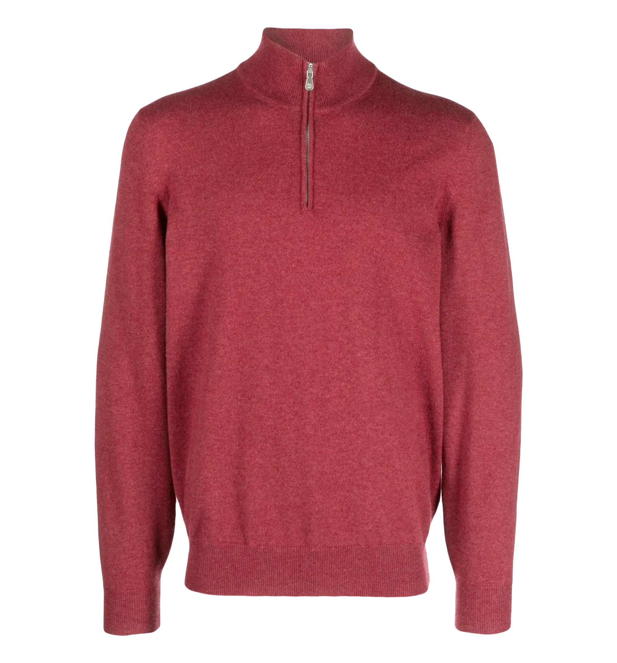 Half-zip cashmere jumper