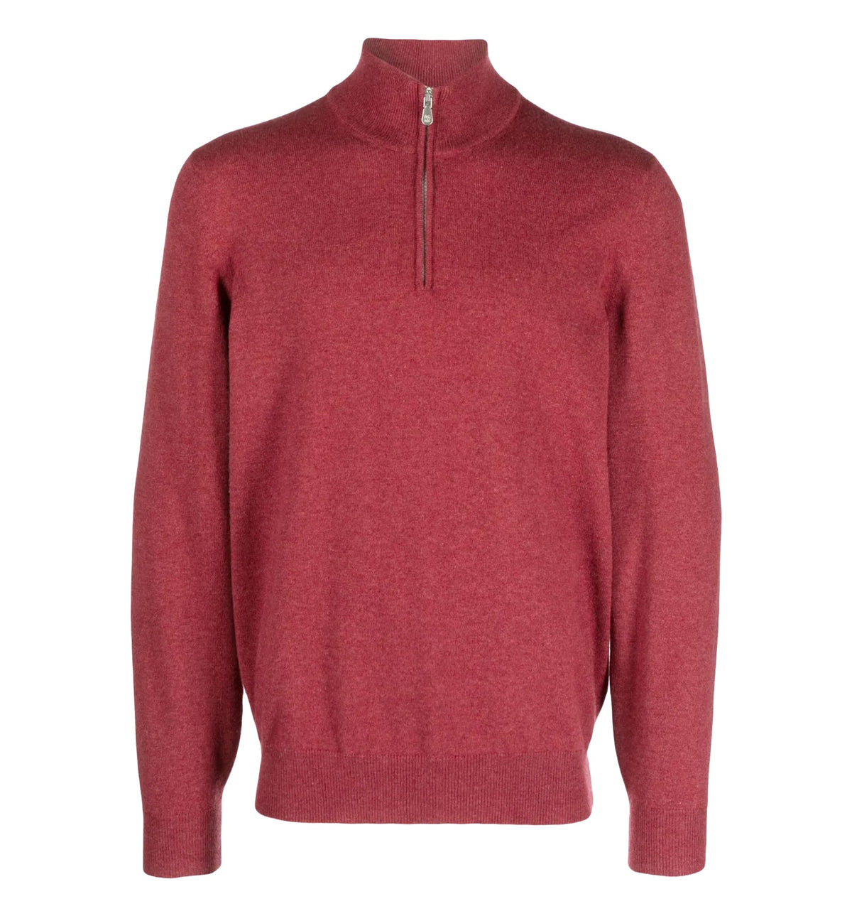 Half-zip cashmere jumper