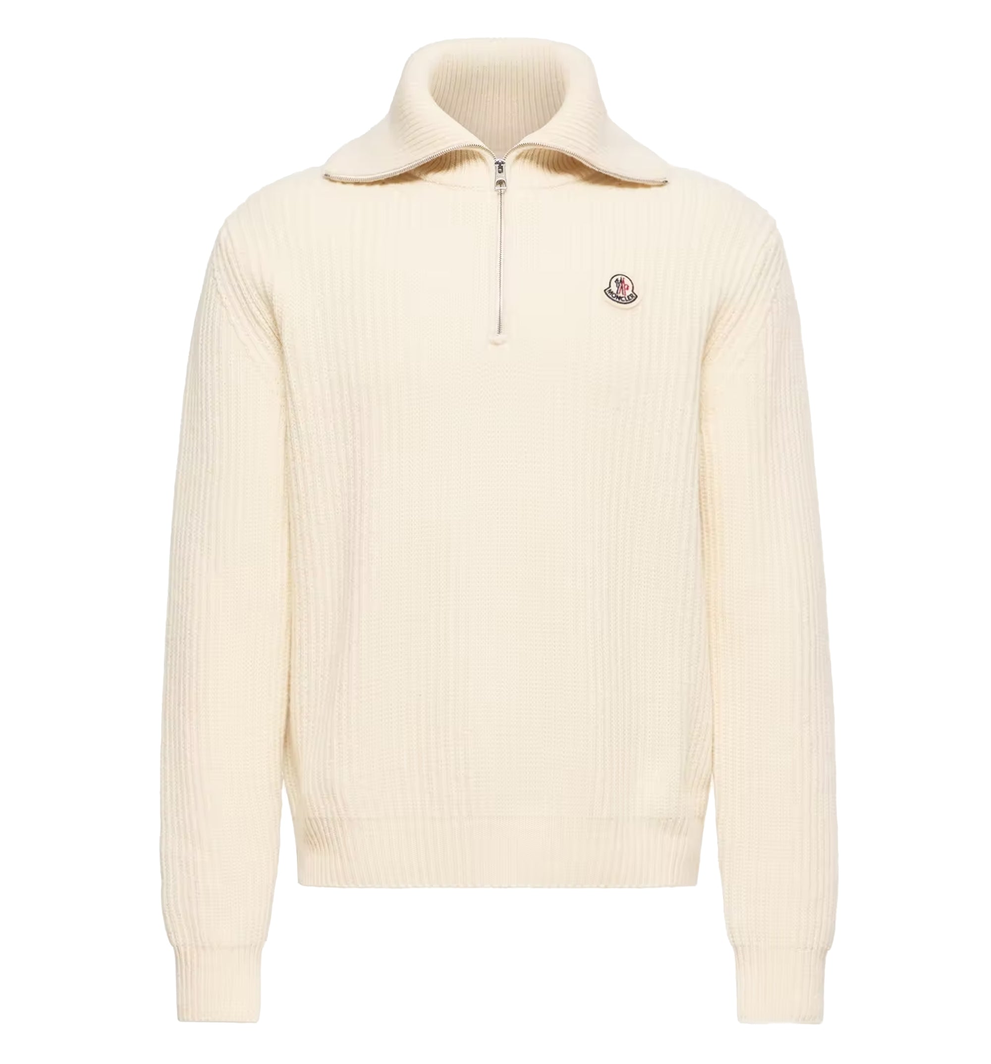 Logo Rib Wool Turtleneck