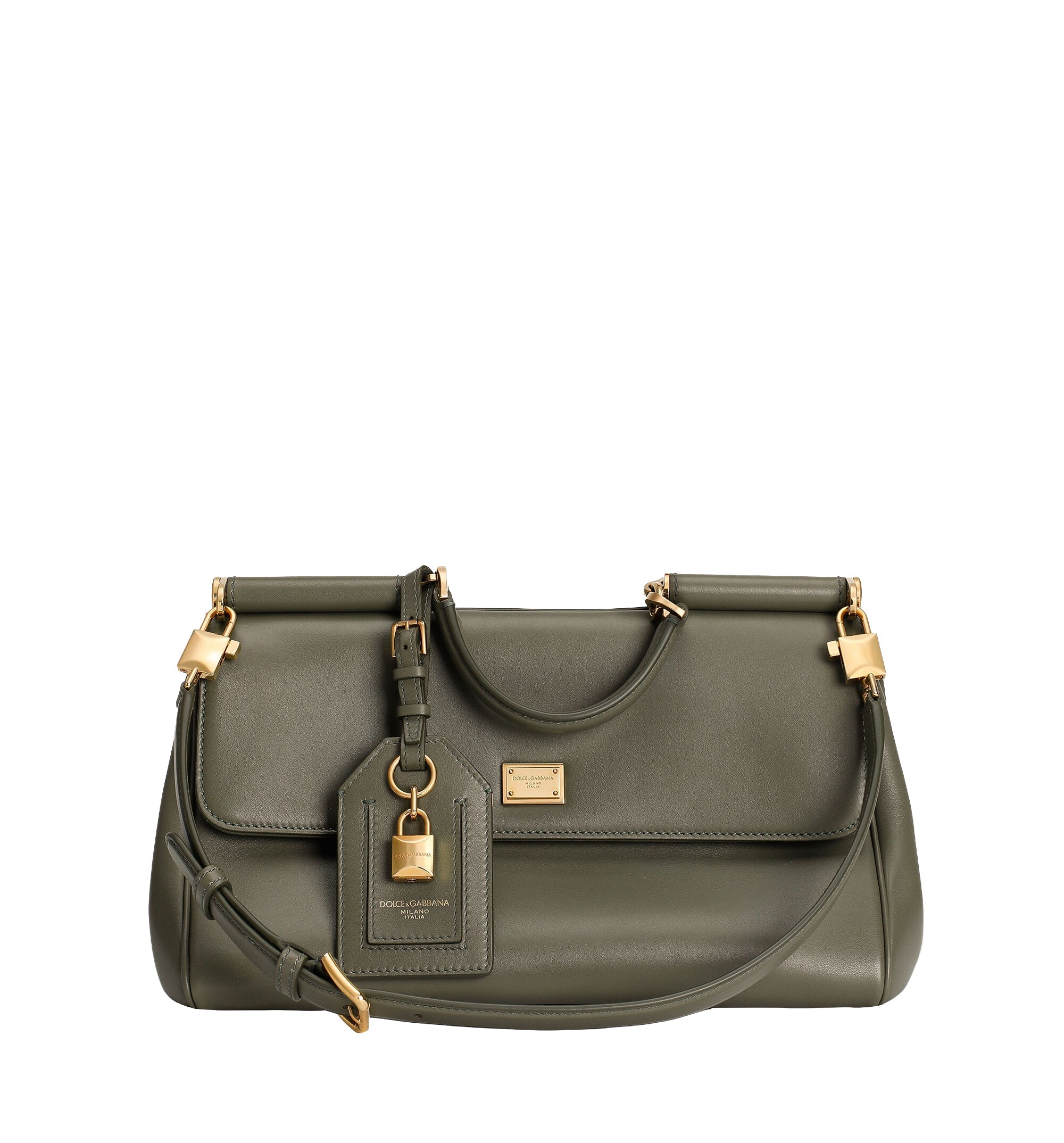 Medium My Sicily handbag in plongé calfskin