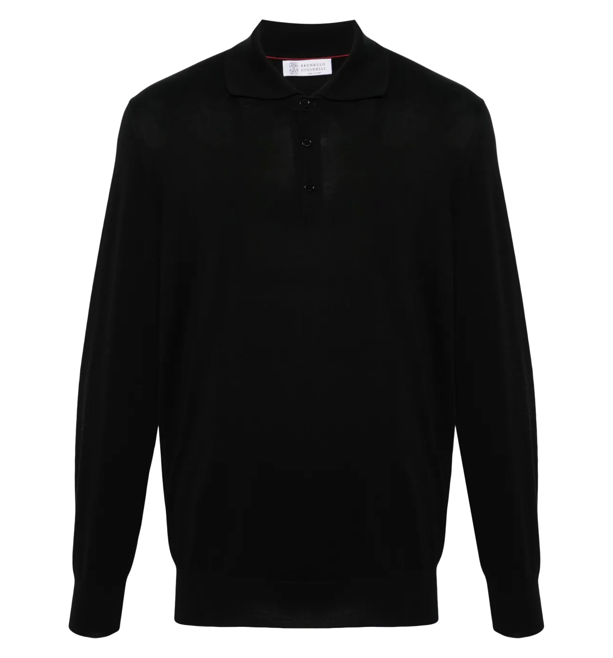 Long-sleeve polo shirt