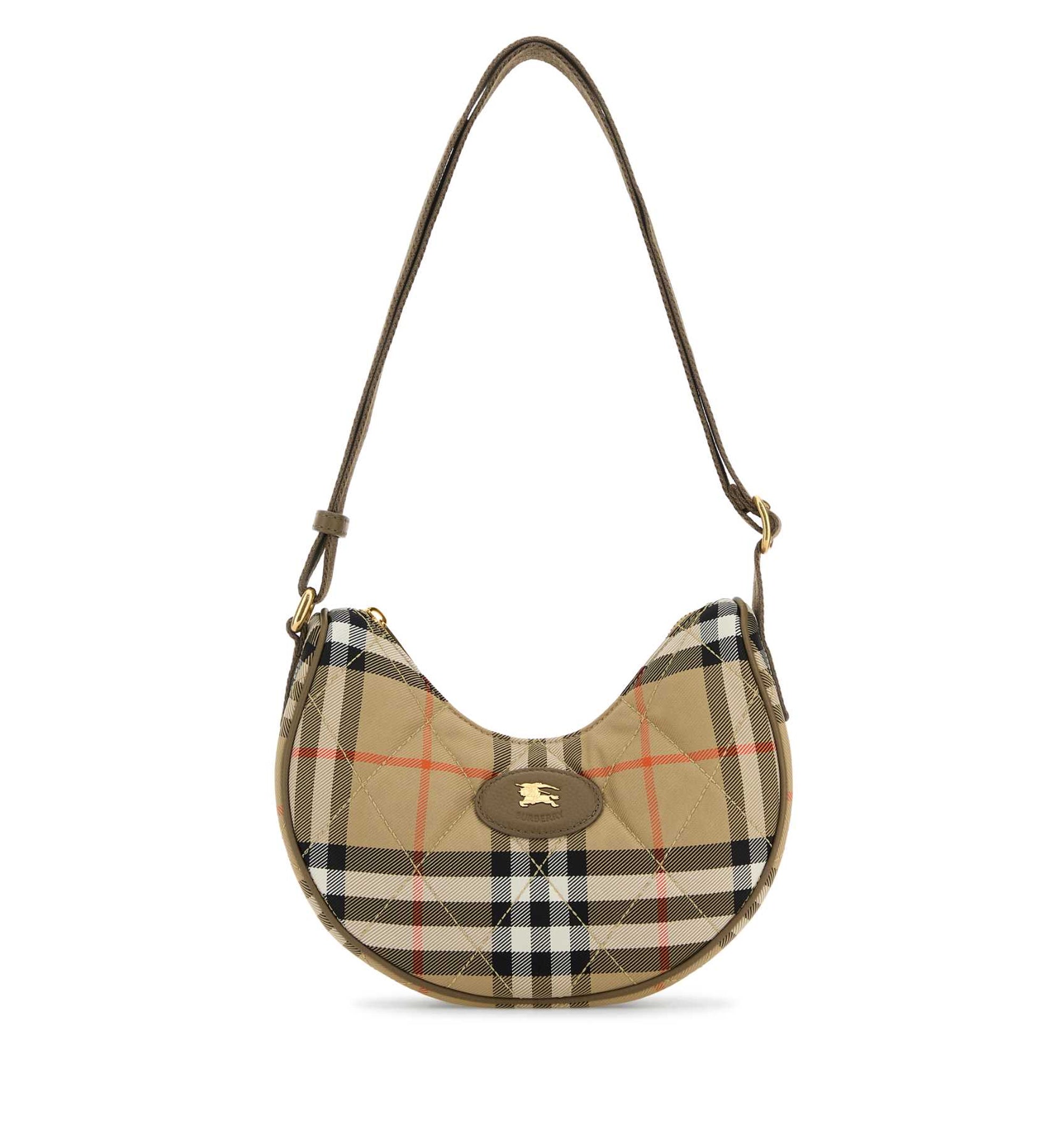Embroidered canvas crossbred bag