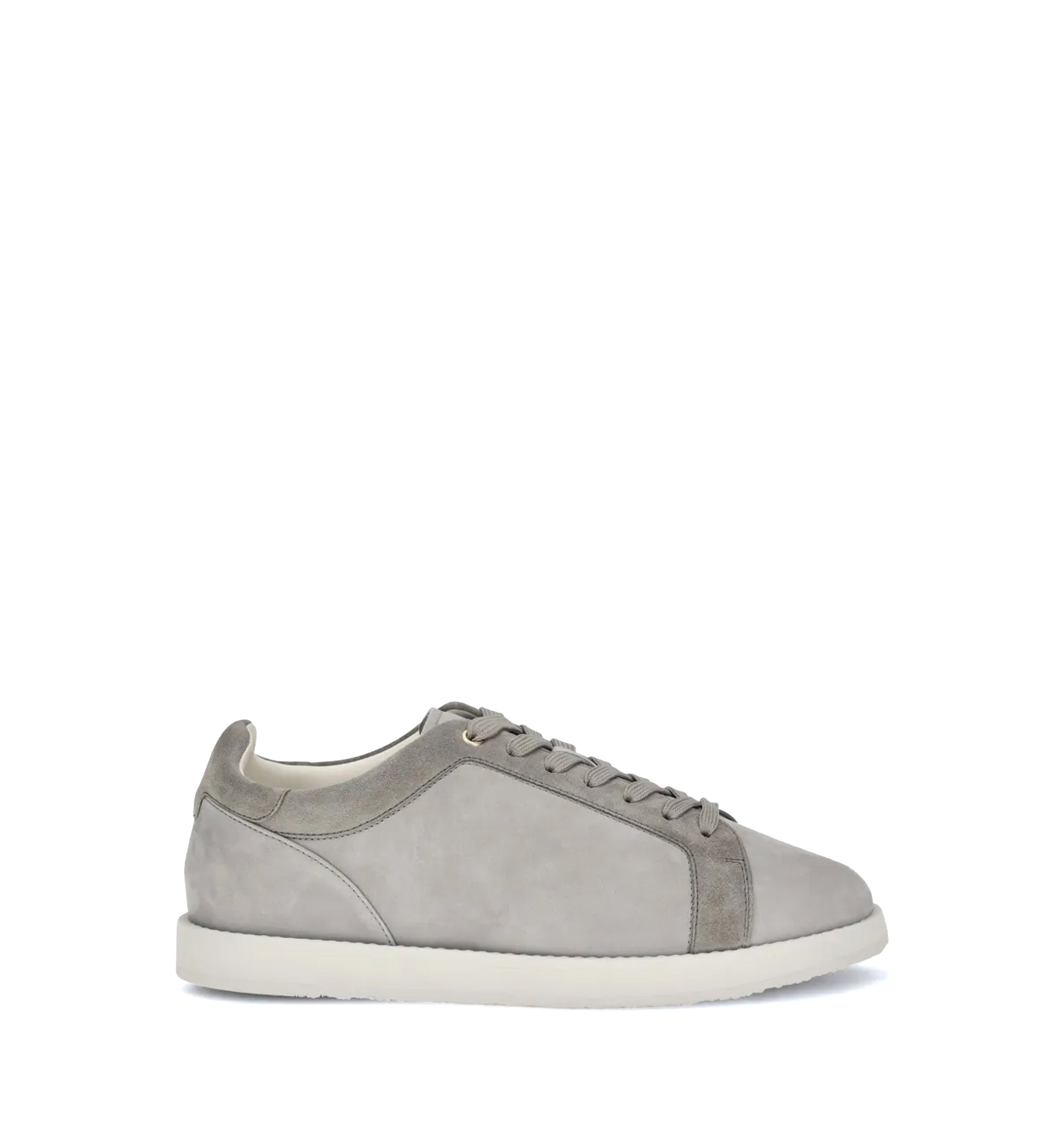 Suede-panelled sneakers
