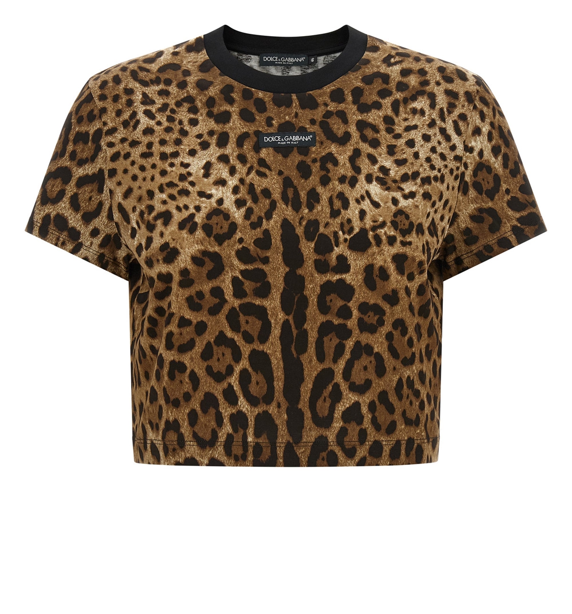 'Leo' cropped T-shirt