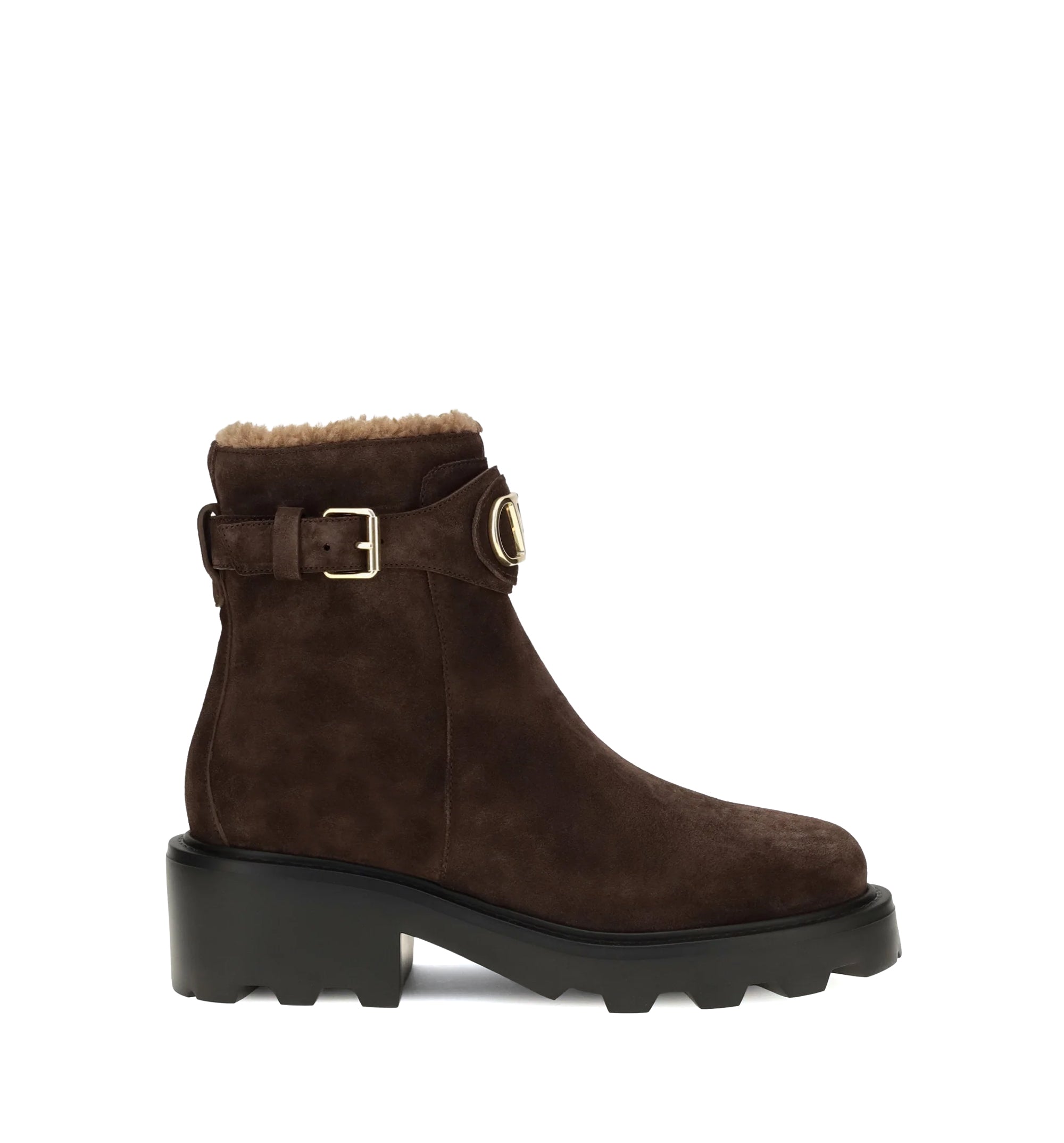 VLogo Signature leather ankle Boots