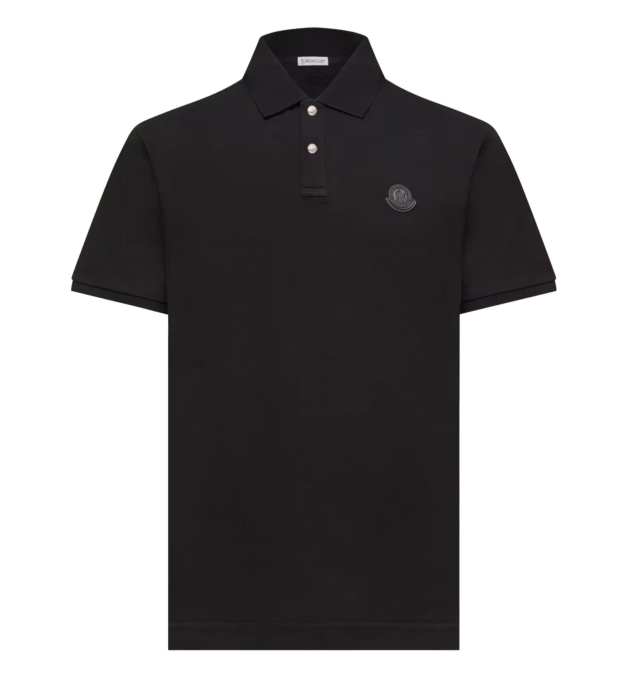 Logo Patch Cotton Piquet Polo Shirt