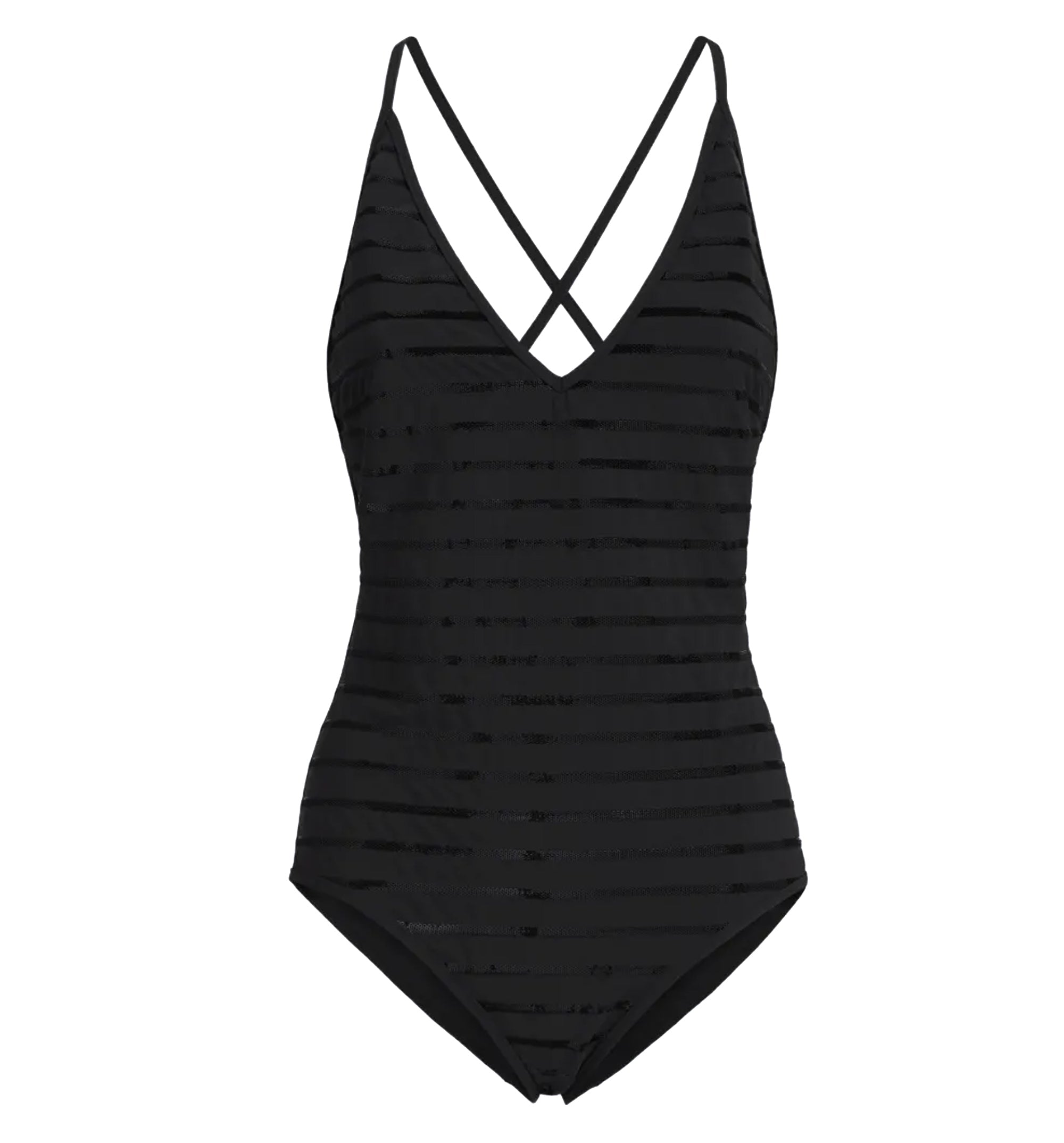 V-neck swimsuit