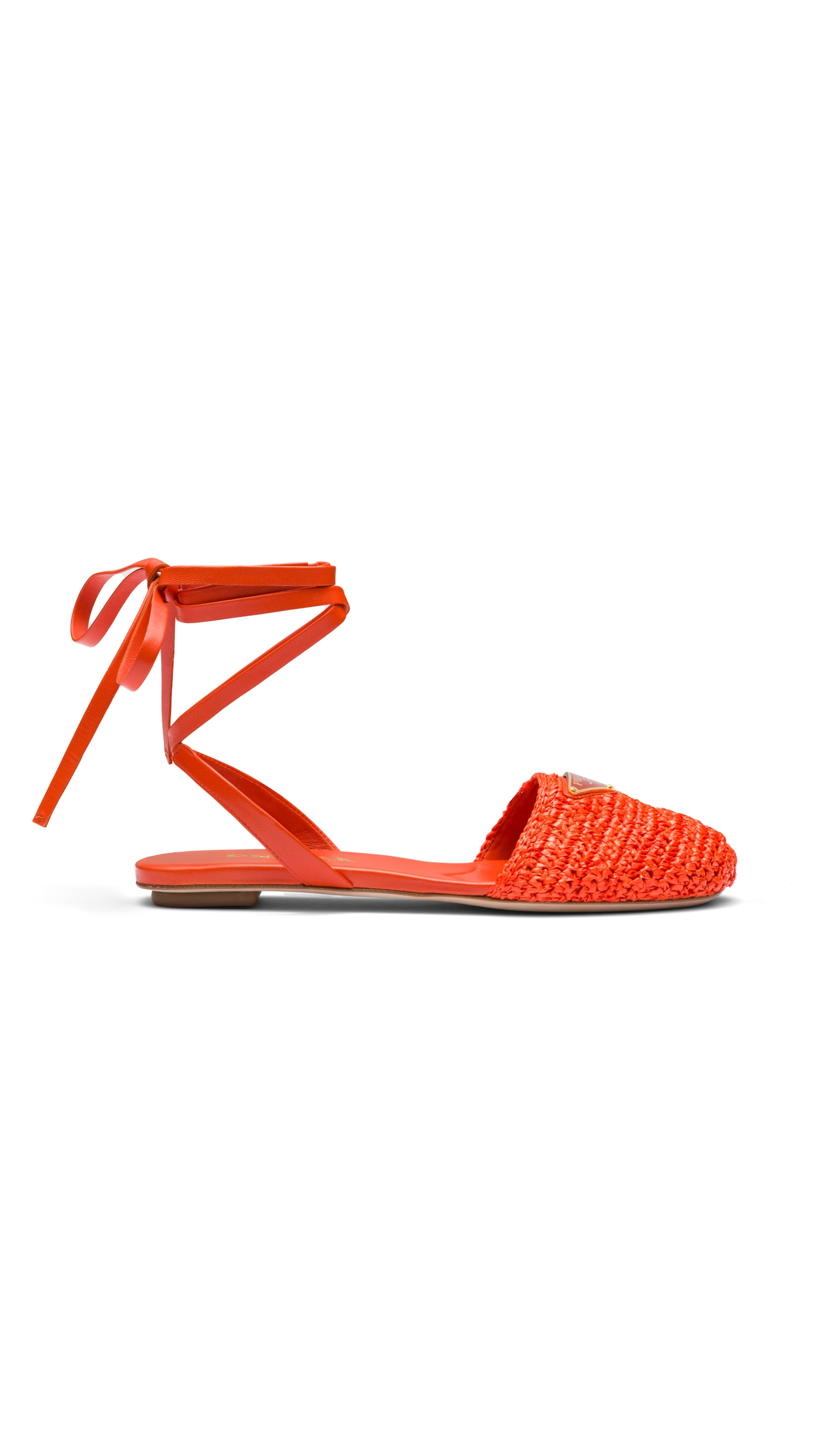 Copy of Crochets Flat Sandals - Orange