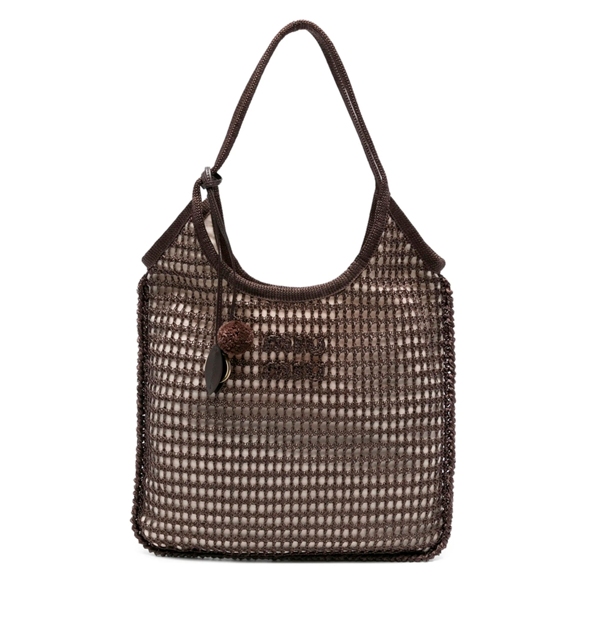 Ivy raffia crochet bag