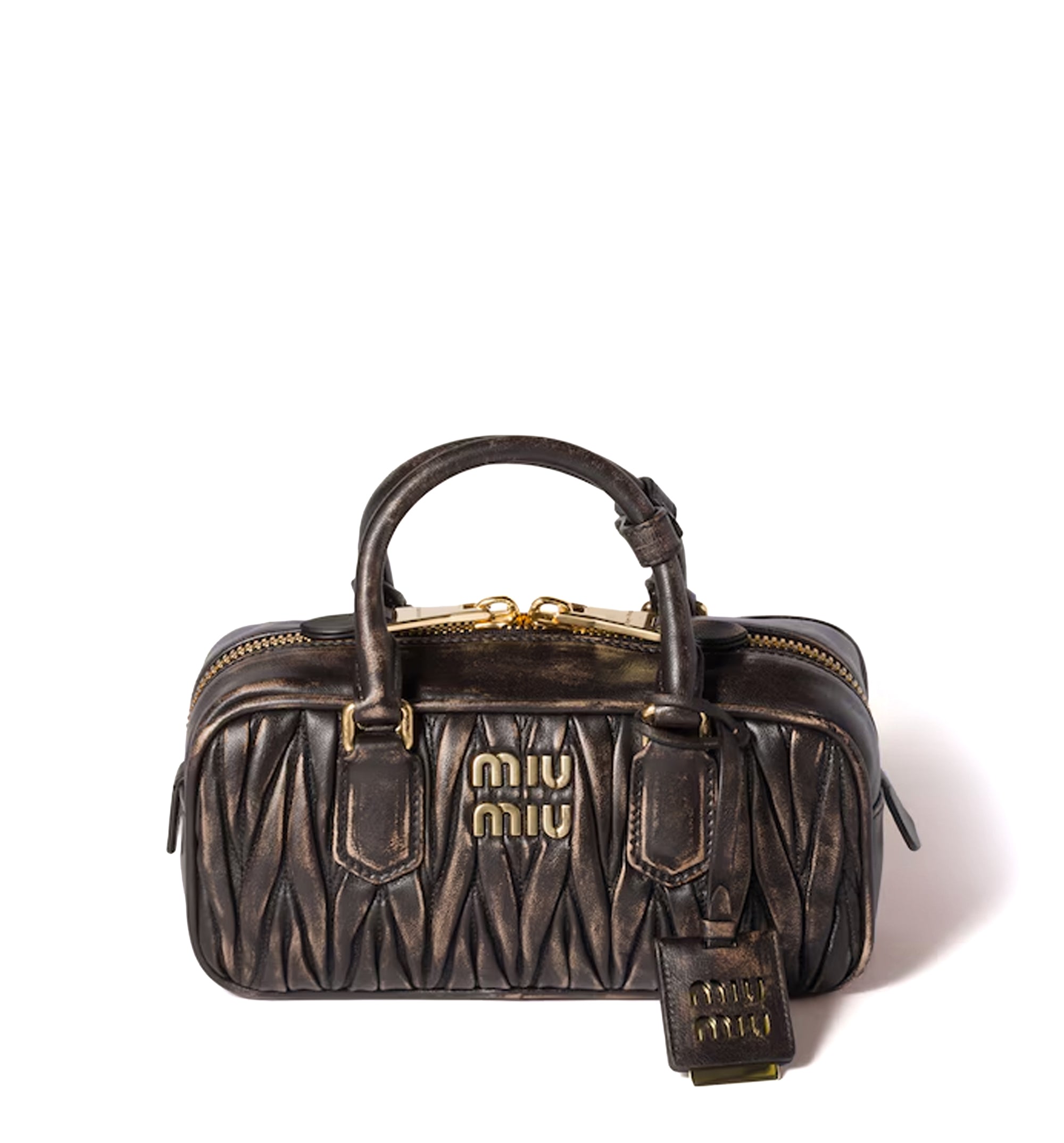 Arcadie matelassé nappa leather bag