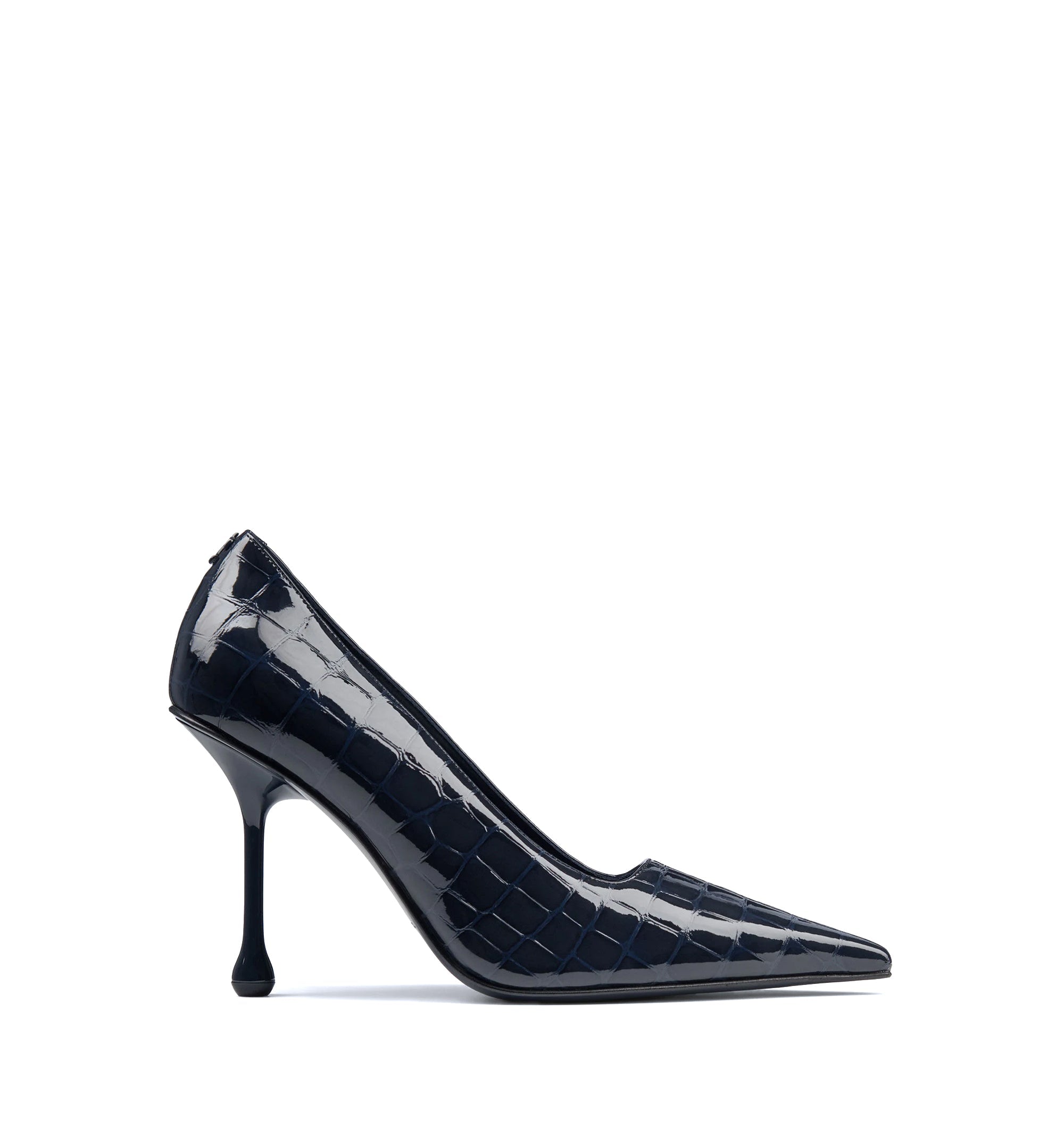 Ixia 95 Croc Embossed Leather Pumps