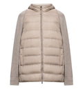 'Shiny Zipper Pull' down jacket