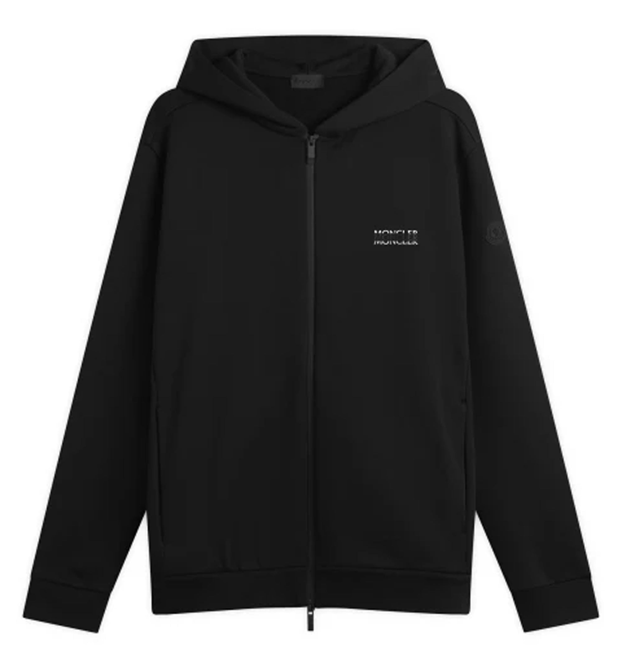 Stripe Logo Zip Up Hoodie