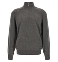 Half-zip cashmere sweater