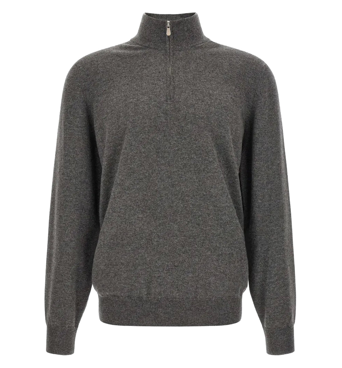 Half-zip cashmere sweater