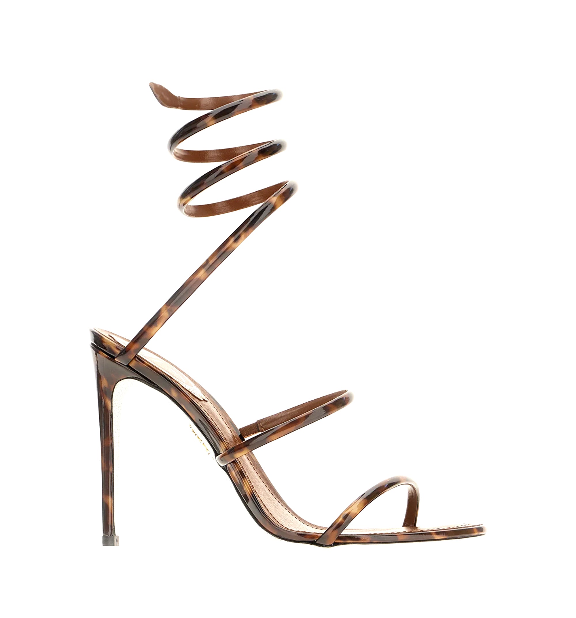Brown leather Cleo sandals