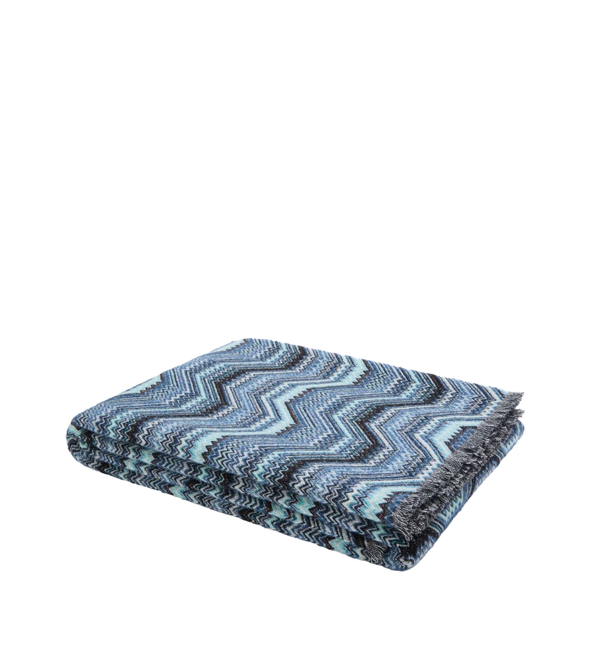 Merano lamé wool-blend plaid 130x190 cm