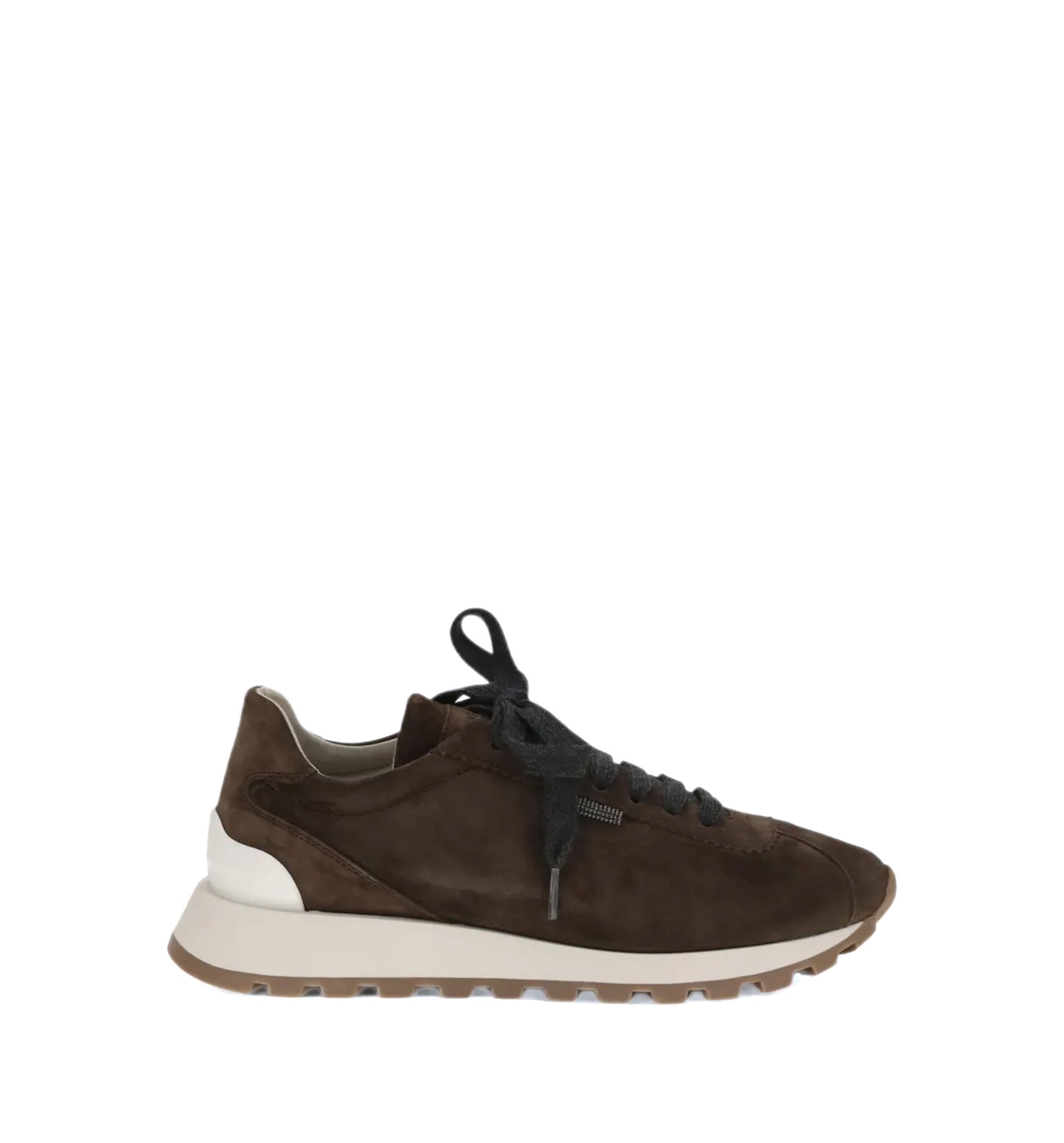 Runner round-toe lace-up sneakers