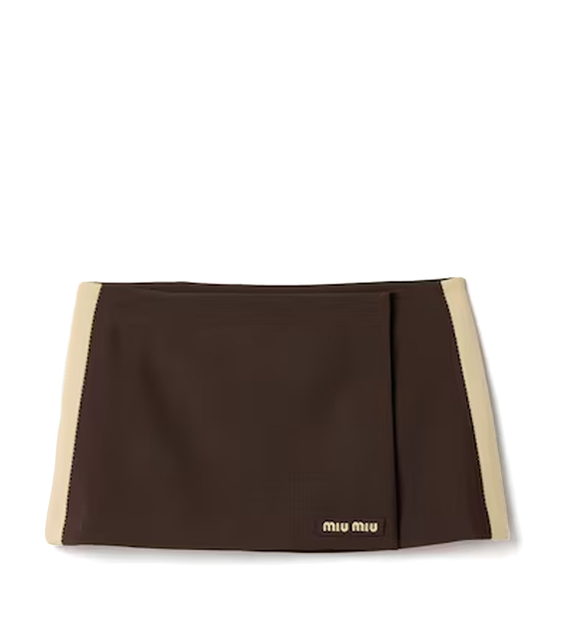Kid mohair miniskirt