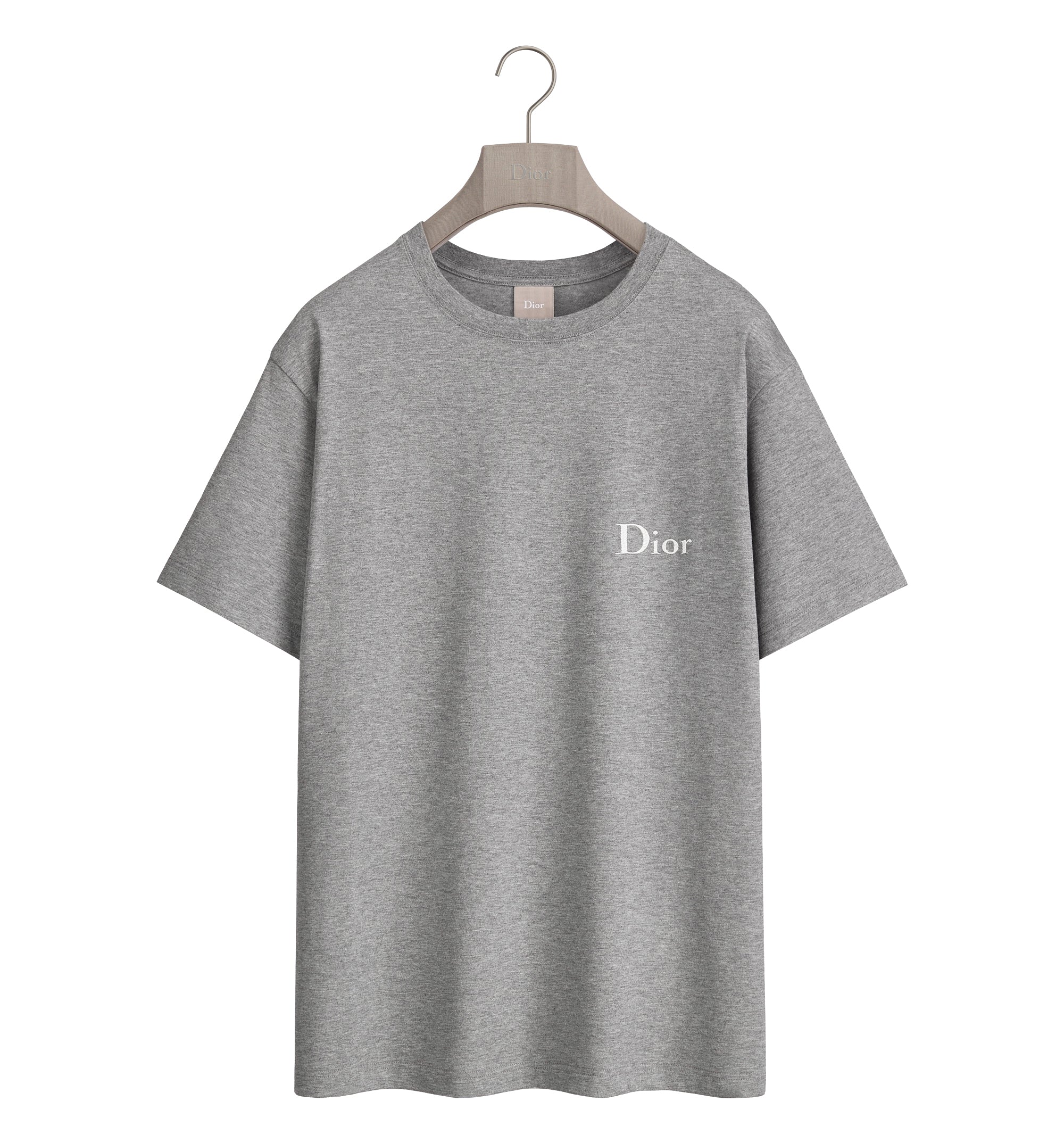 T-Shirt with Dior Embroidery, Relaxed Fit