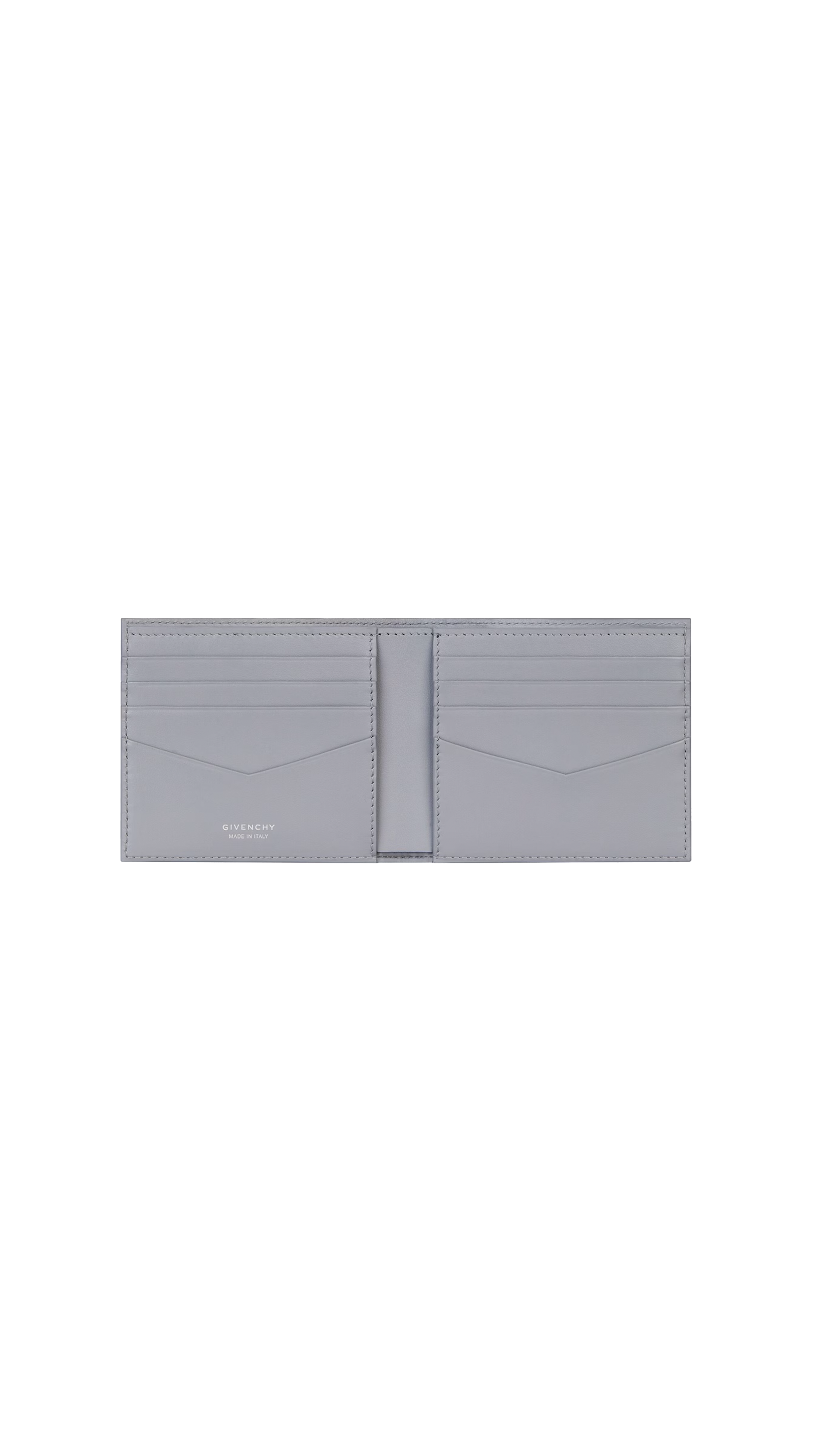 Wallet In 4g Micro Leather - Light Grey