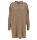 Ribbed-knit dress