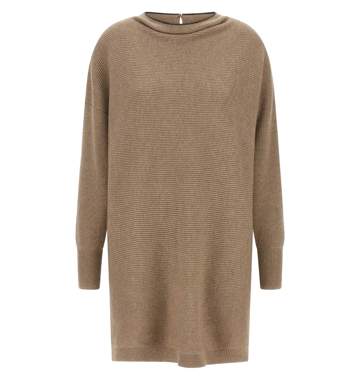 Ribbed-knit dress