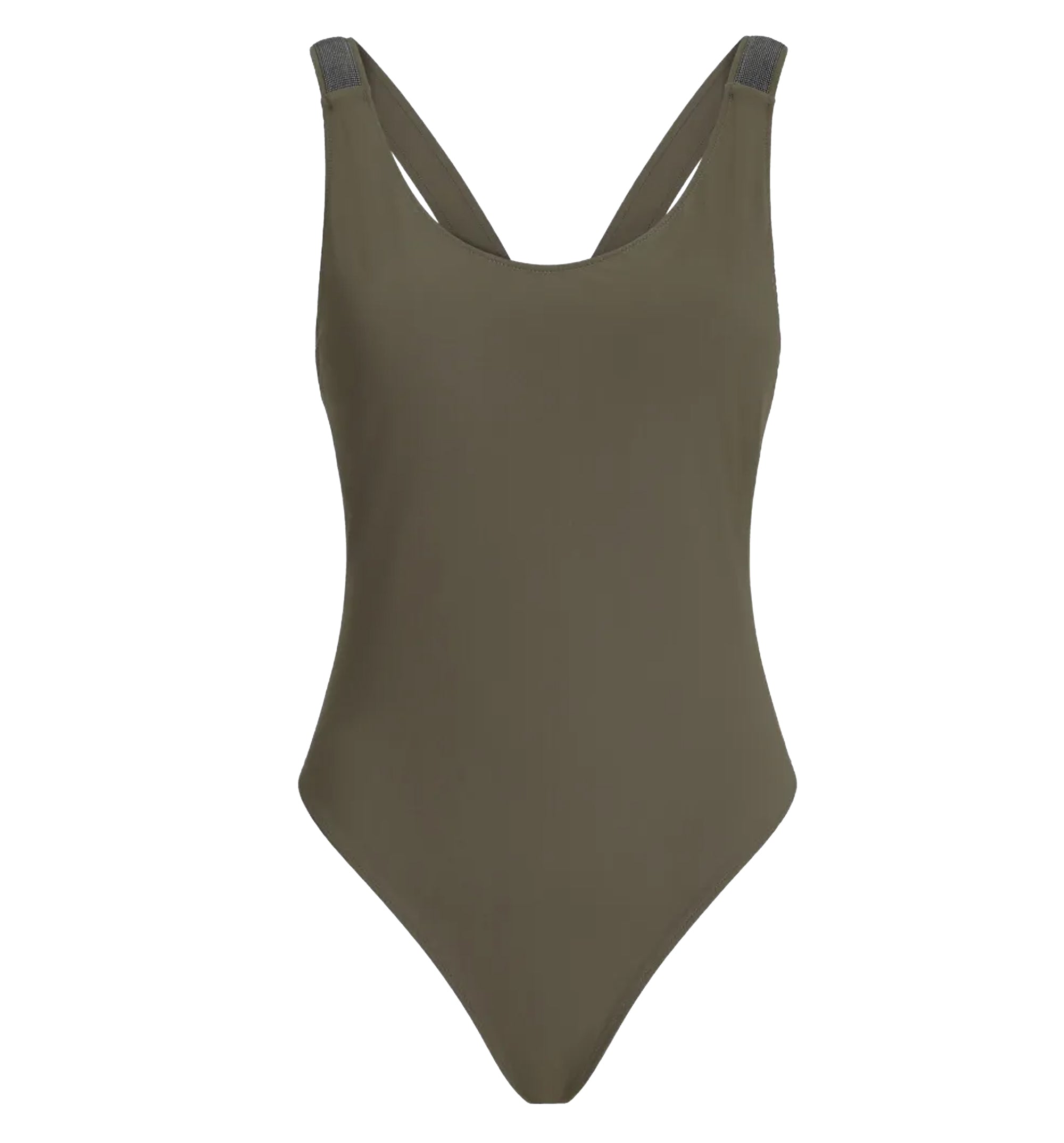 Embellished strap swimsuit