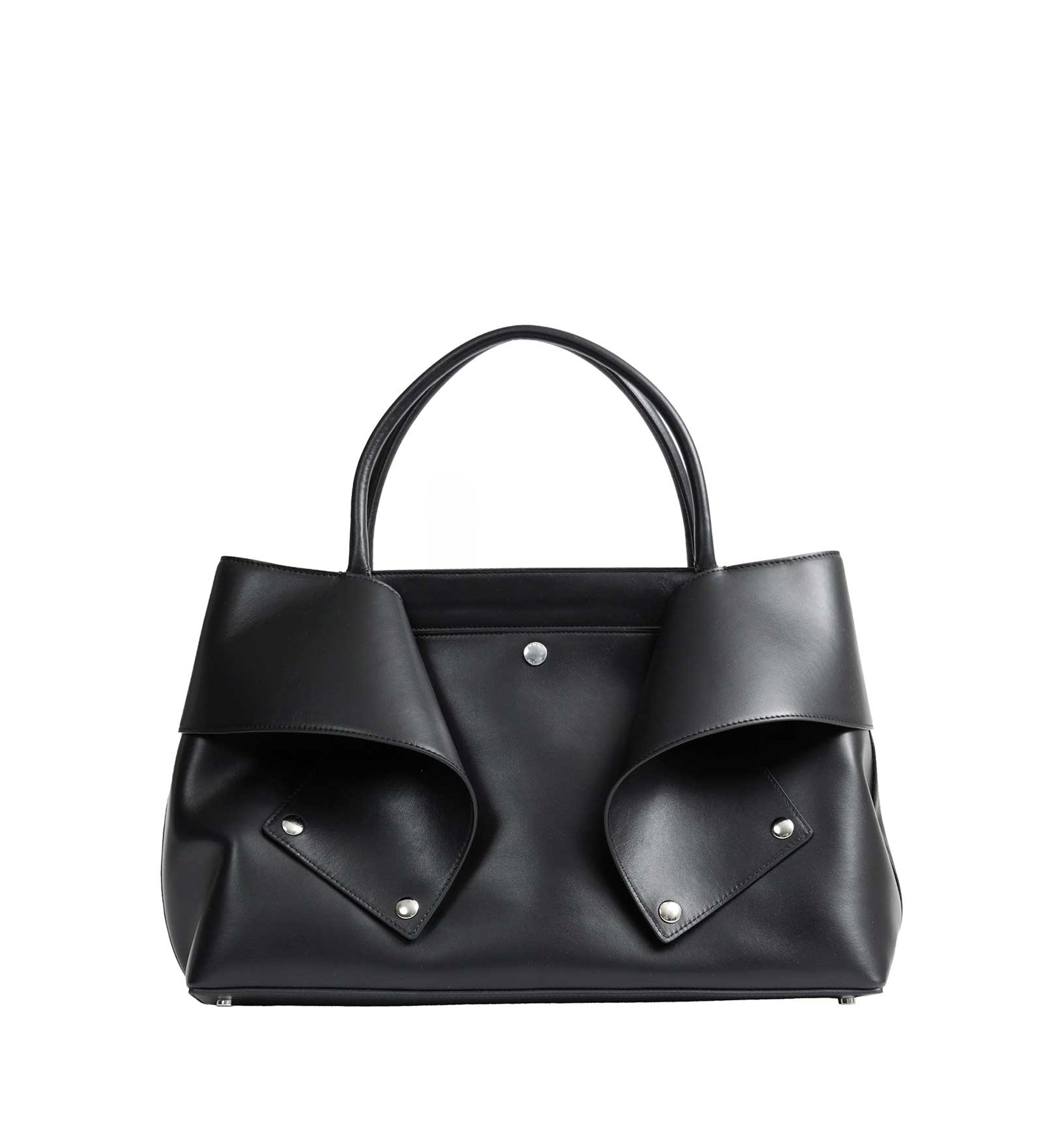 Mercer leather tote black/red