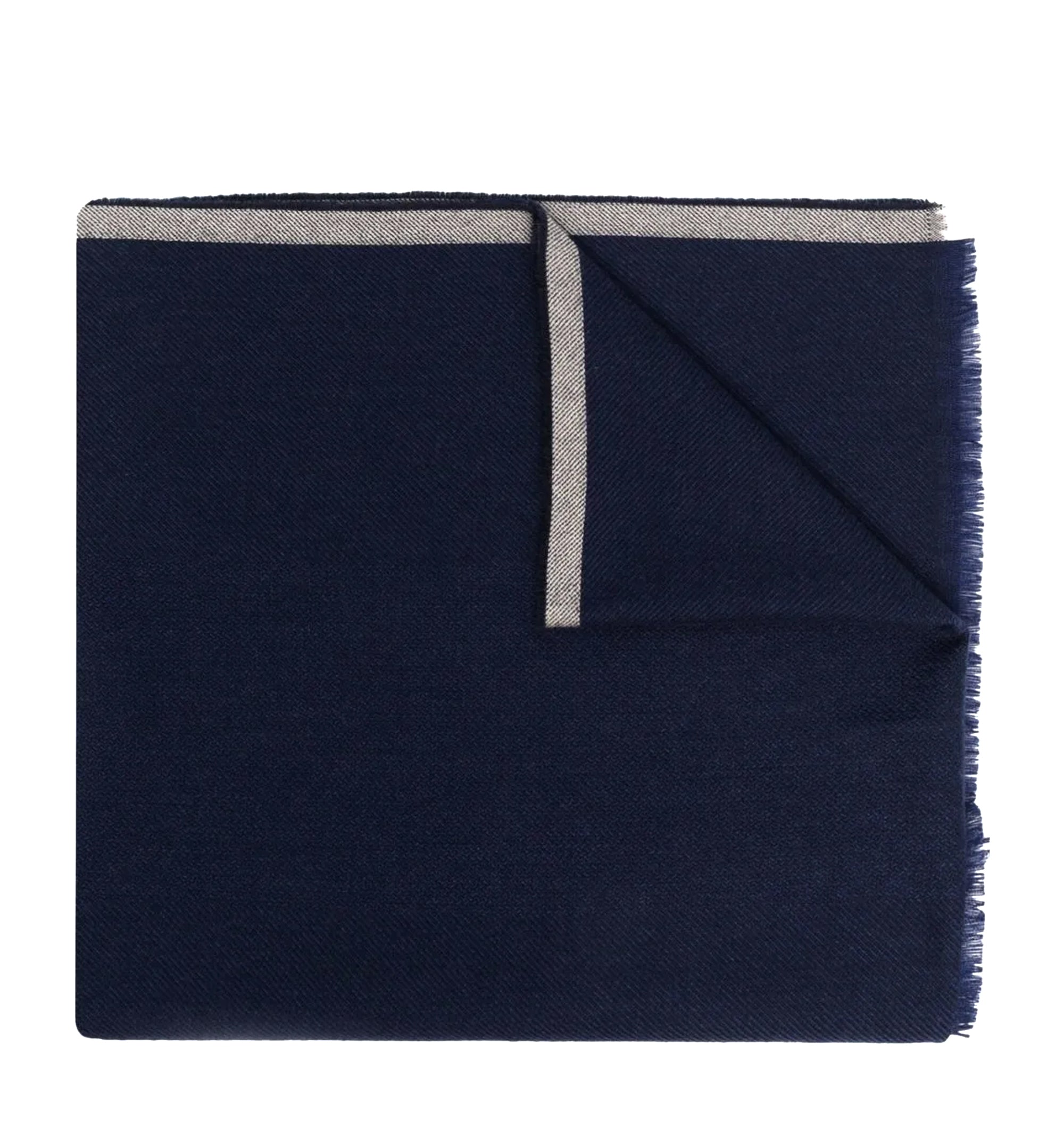 Fringed-edge scarf