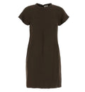 Raglan-sleeve mini dress