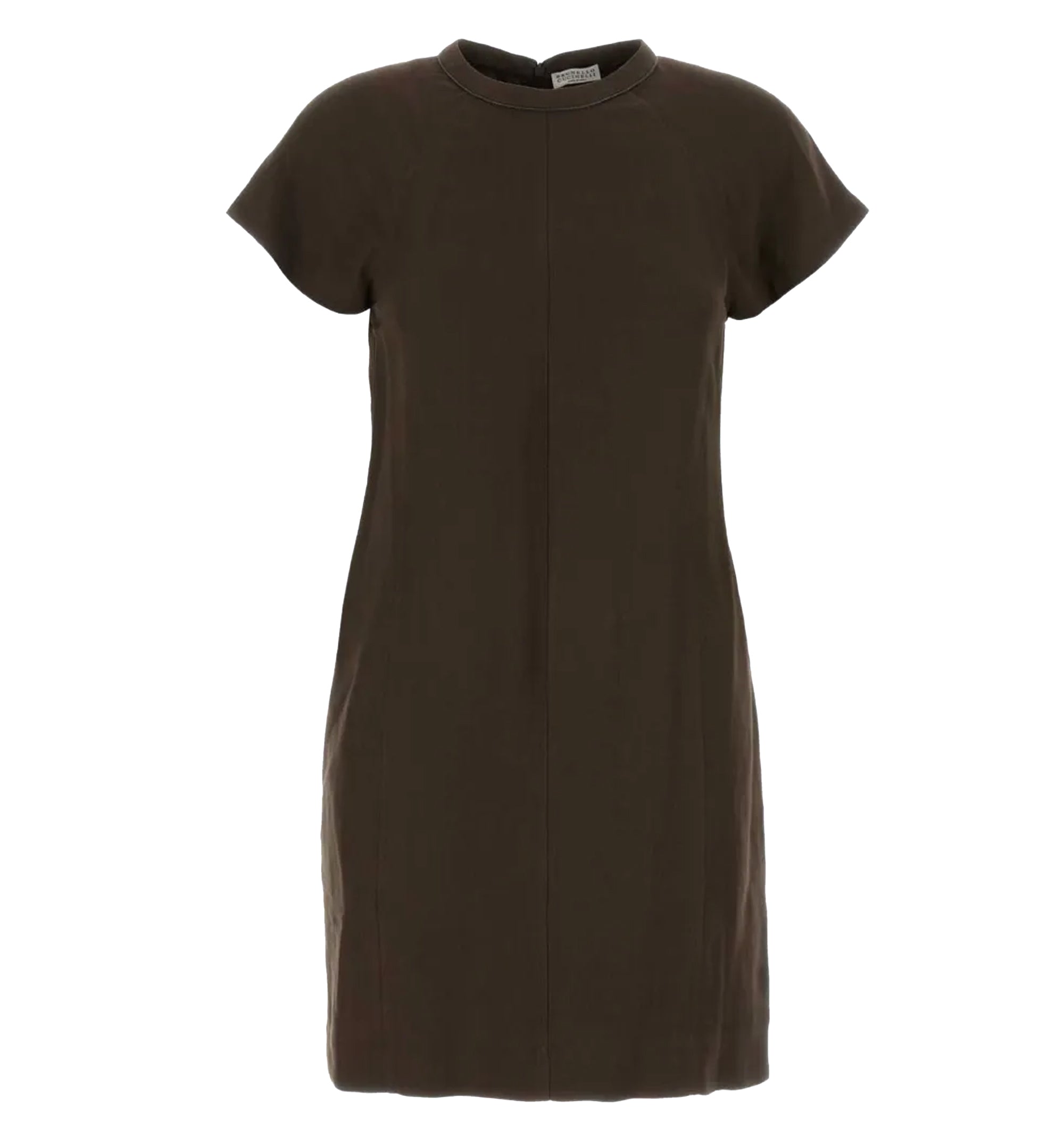 Raglan-sleeve mini dress