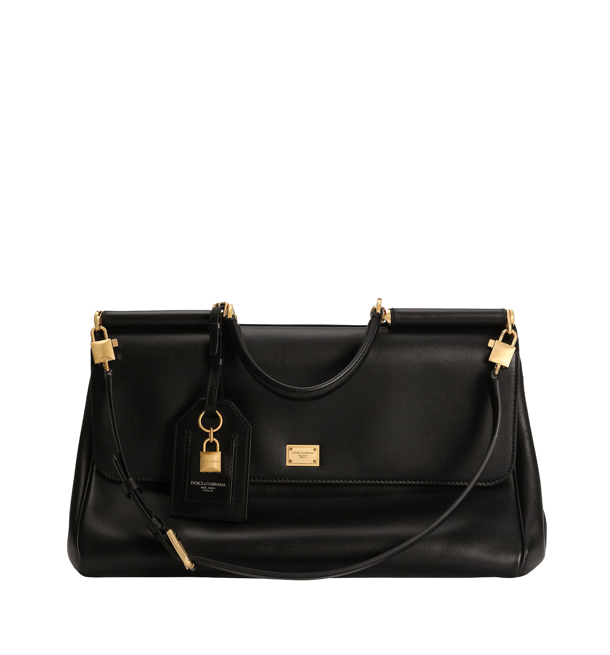 Maxi My Sicily handbag in plongé calfskin